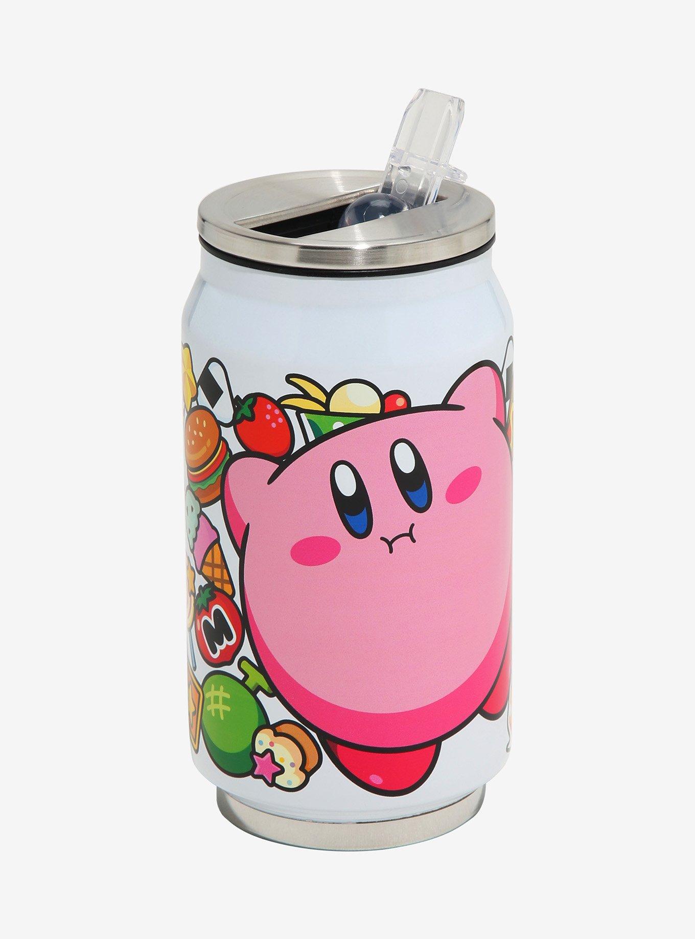 Kirby Snacks Soda Can Water Bottle, , hi-res