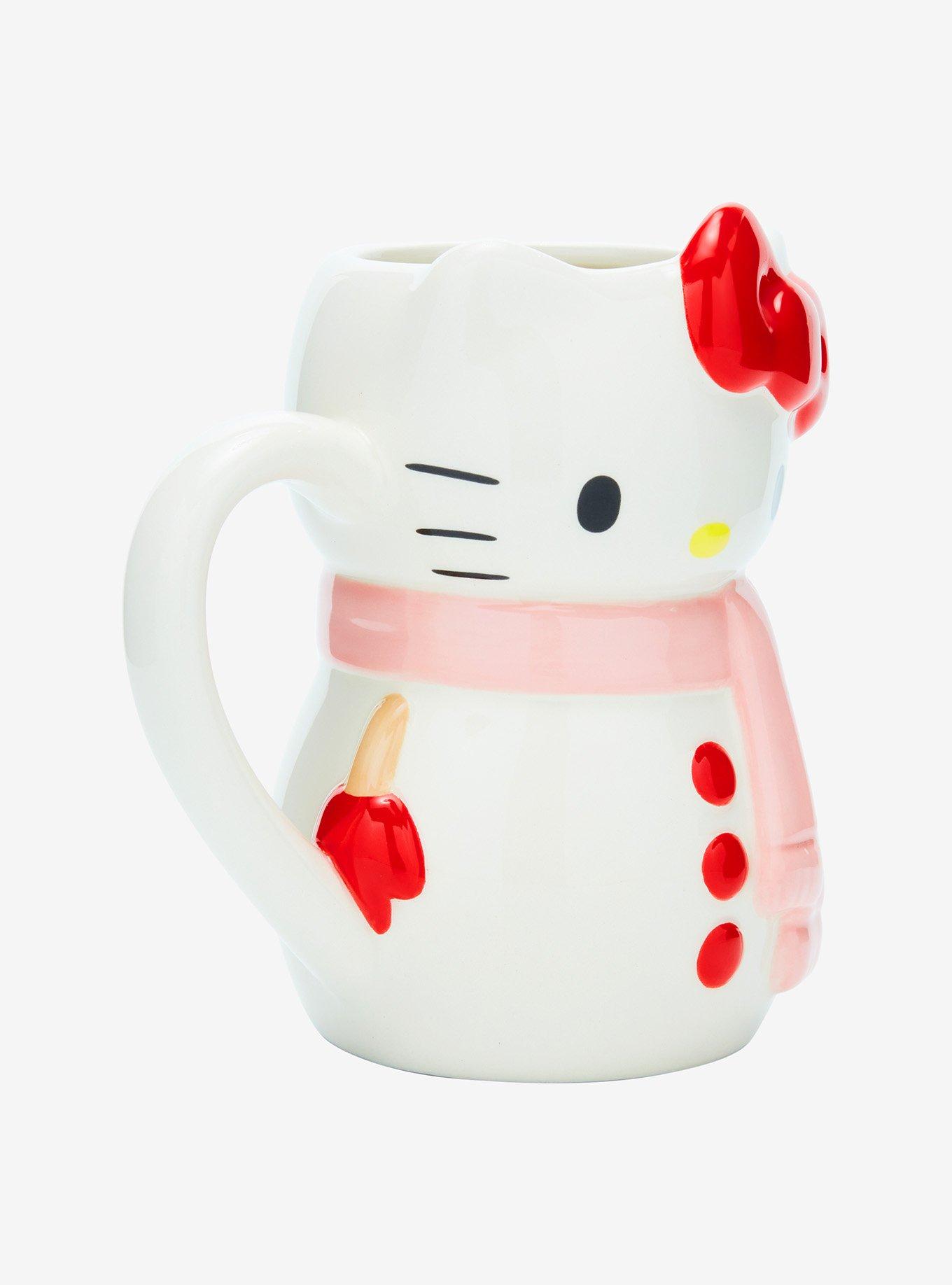 Hello Kitty Snowman Figural Mug, , alternate