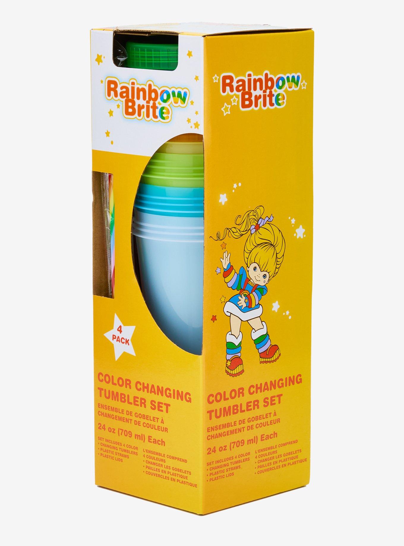Rainbow Brite Color-Changing Acrylic Travel Cup Set, , alternate