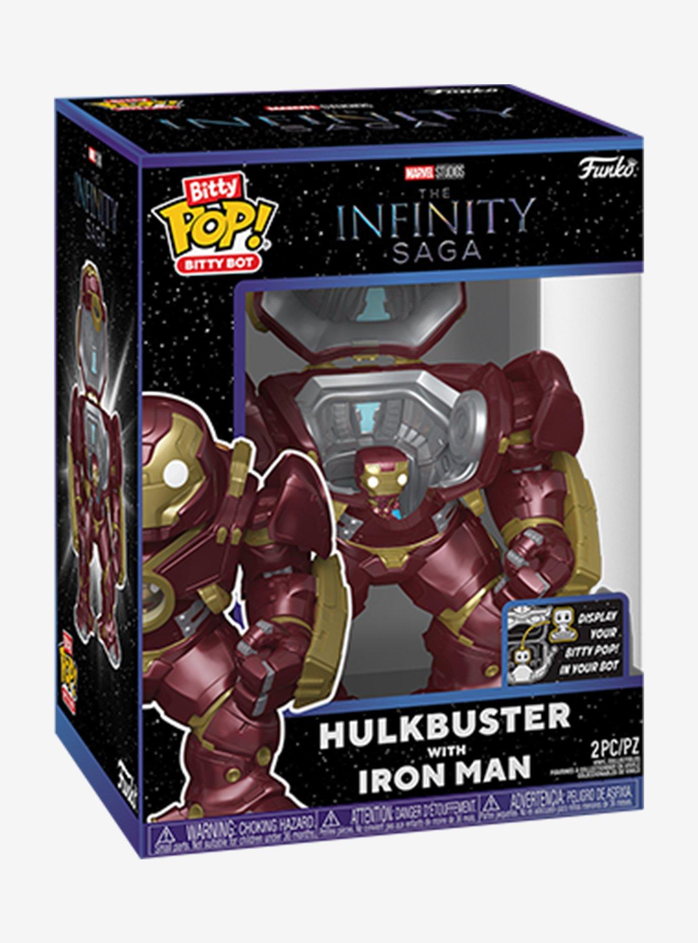 Funko Bitty Pop! Bitty Bot Marvel The Infinity Saga Hulkbuster with Iron Man Vinyl Figure Set, , alternate