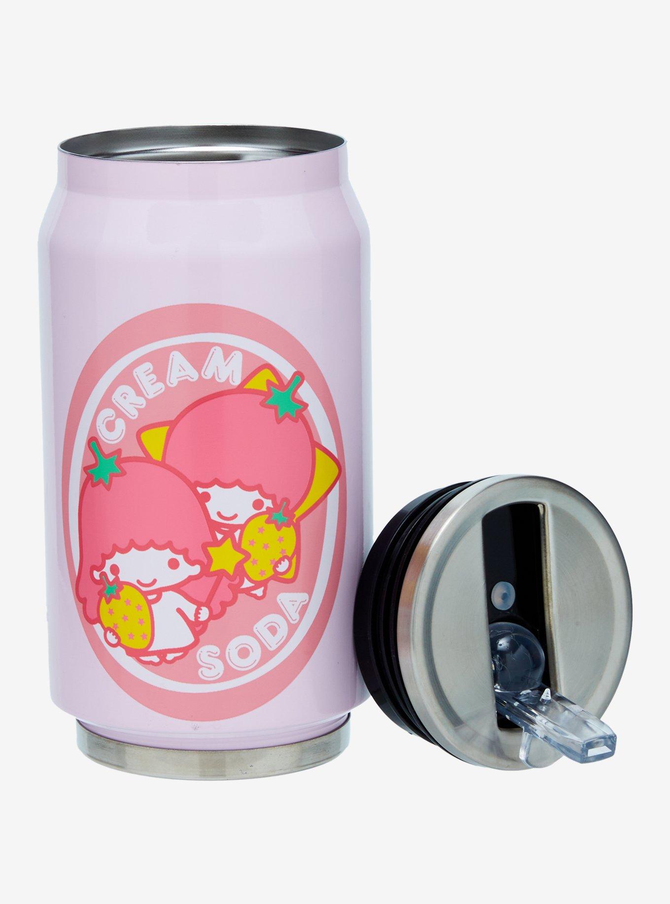 Little Twin Stars Cream Soda Soda Can Water Bottle, , alternate