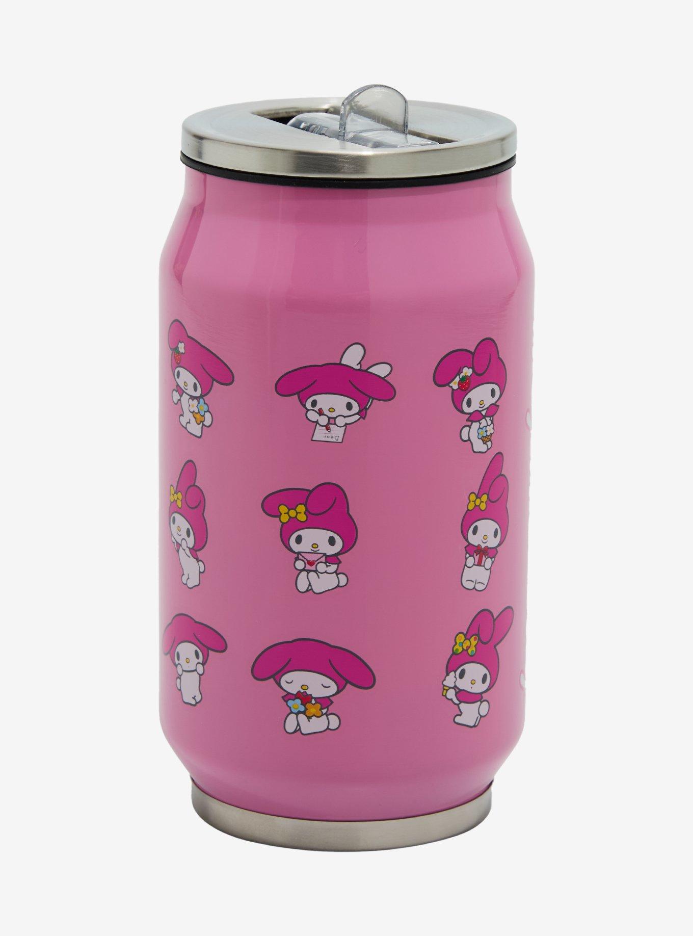 My Melody Poses Soda Can Water Bottle, , hi-res