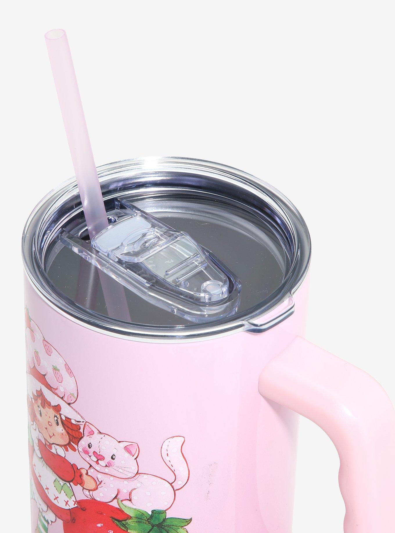 Strawberry Shortcake Pink Ombre Stainless Steel Travel Cup