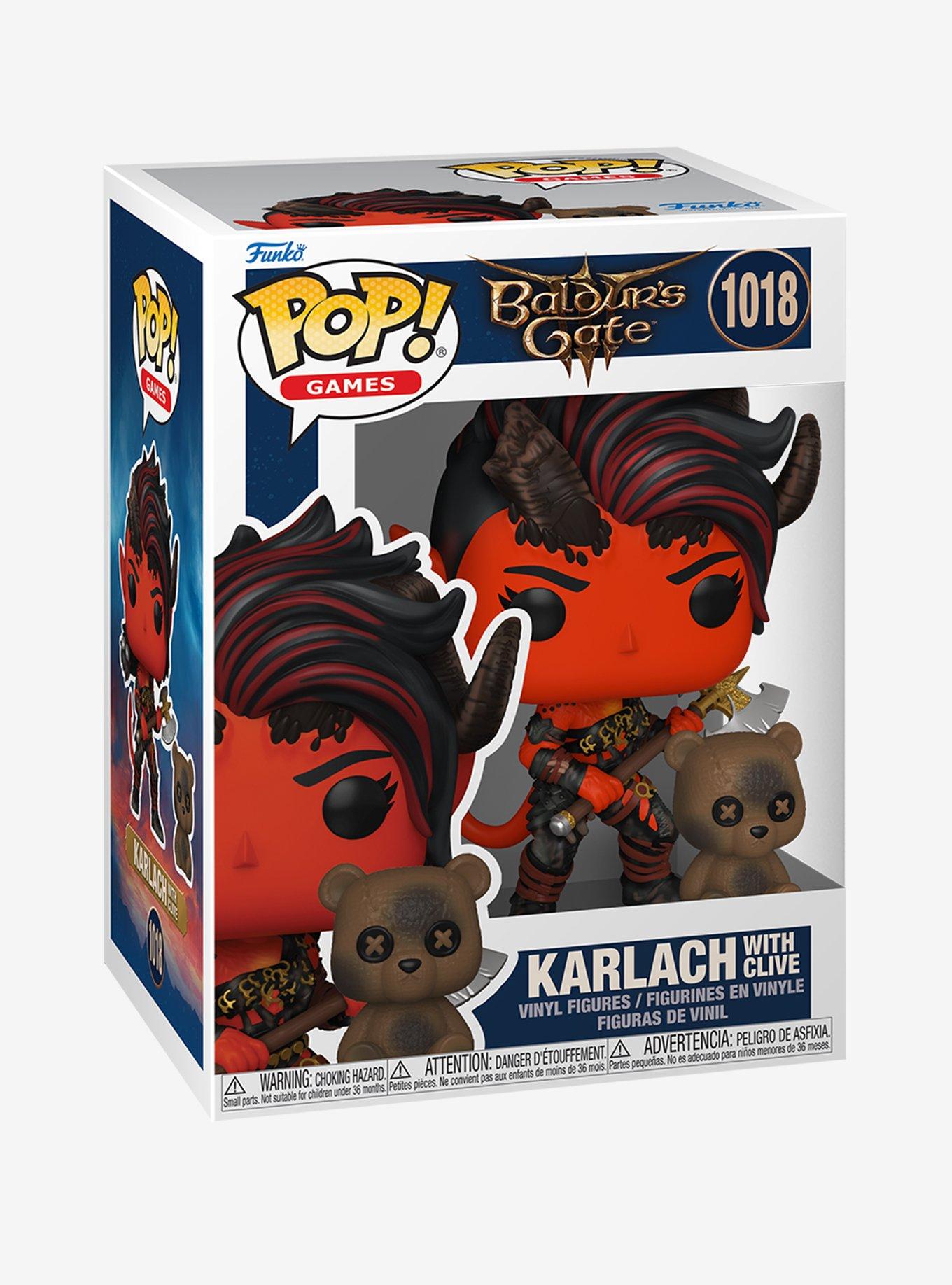 Funko Pop! Games Baldur's Gate III Karlach with Clive Vinyl Figure, , alternate