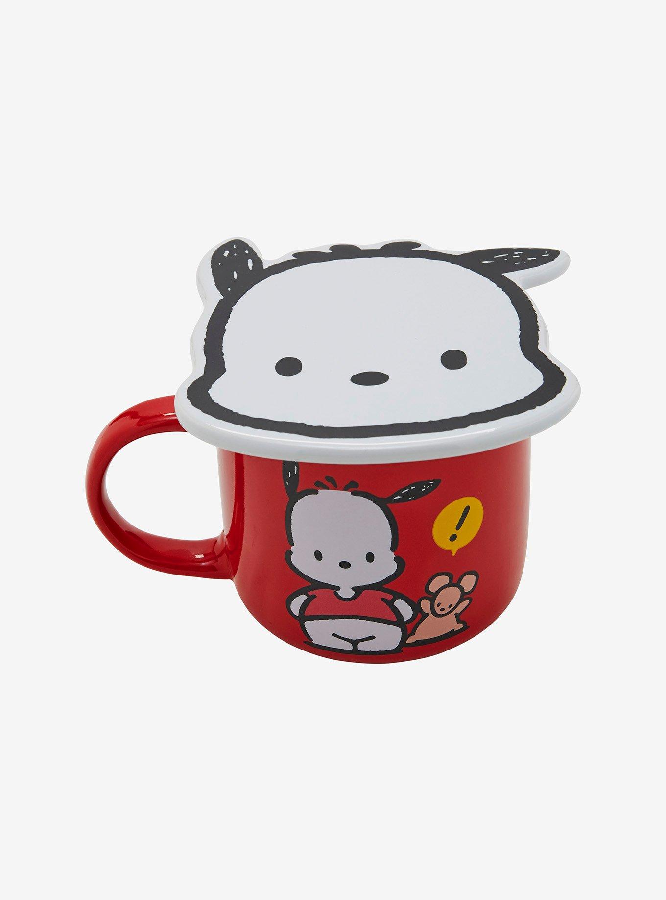 Pochacco Red Mug With Lid, , alternate