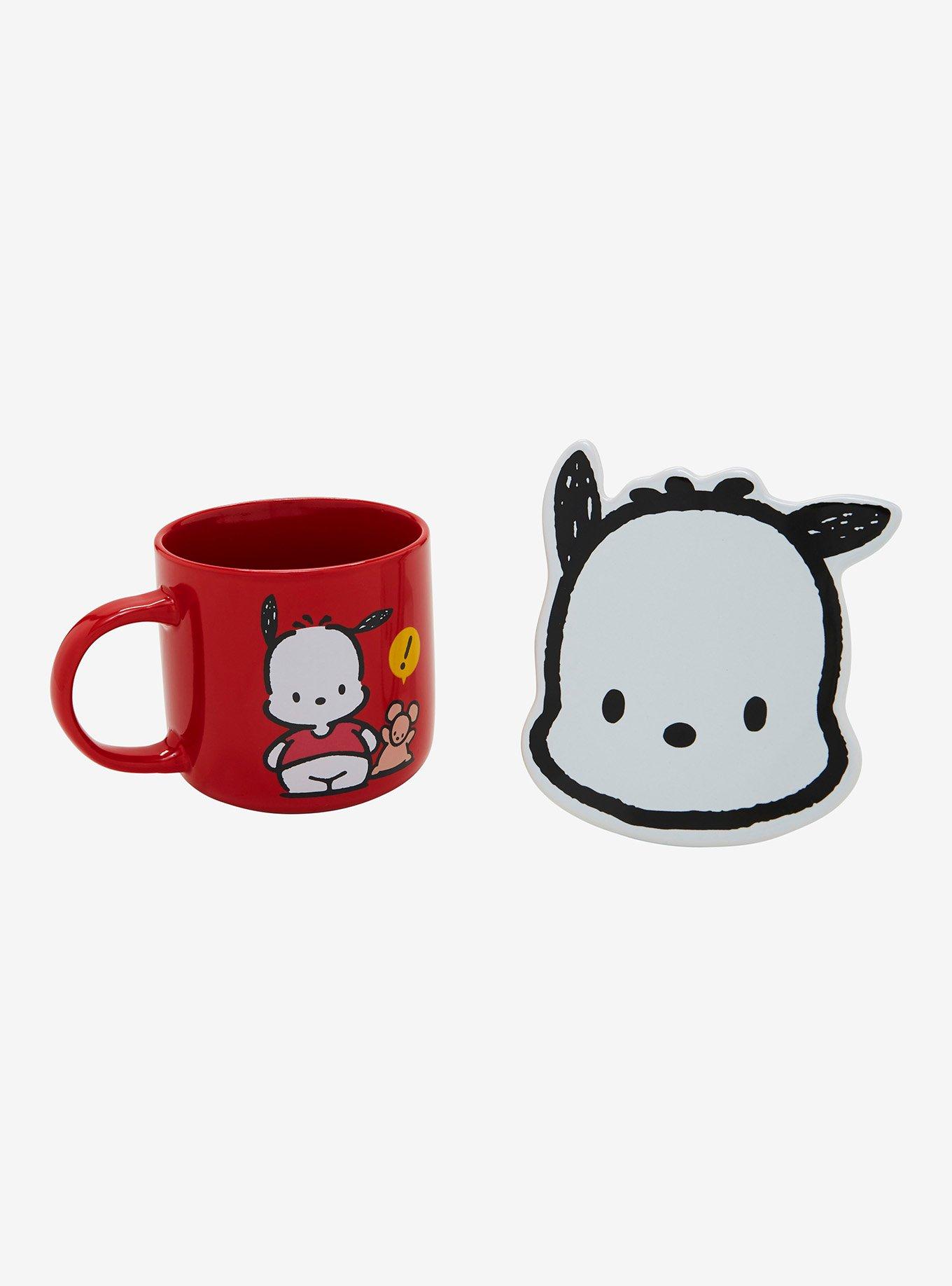 Pochacco Red Mug With Lid, , alternate