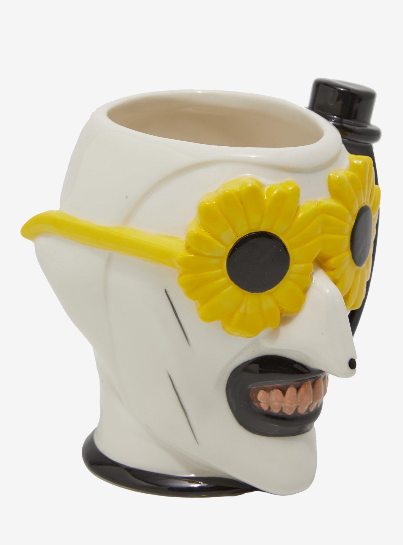 Terrifier Art The Clown Flower Sunglasses Figural Mug, , hi-res