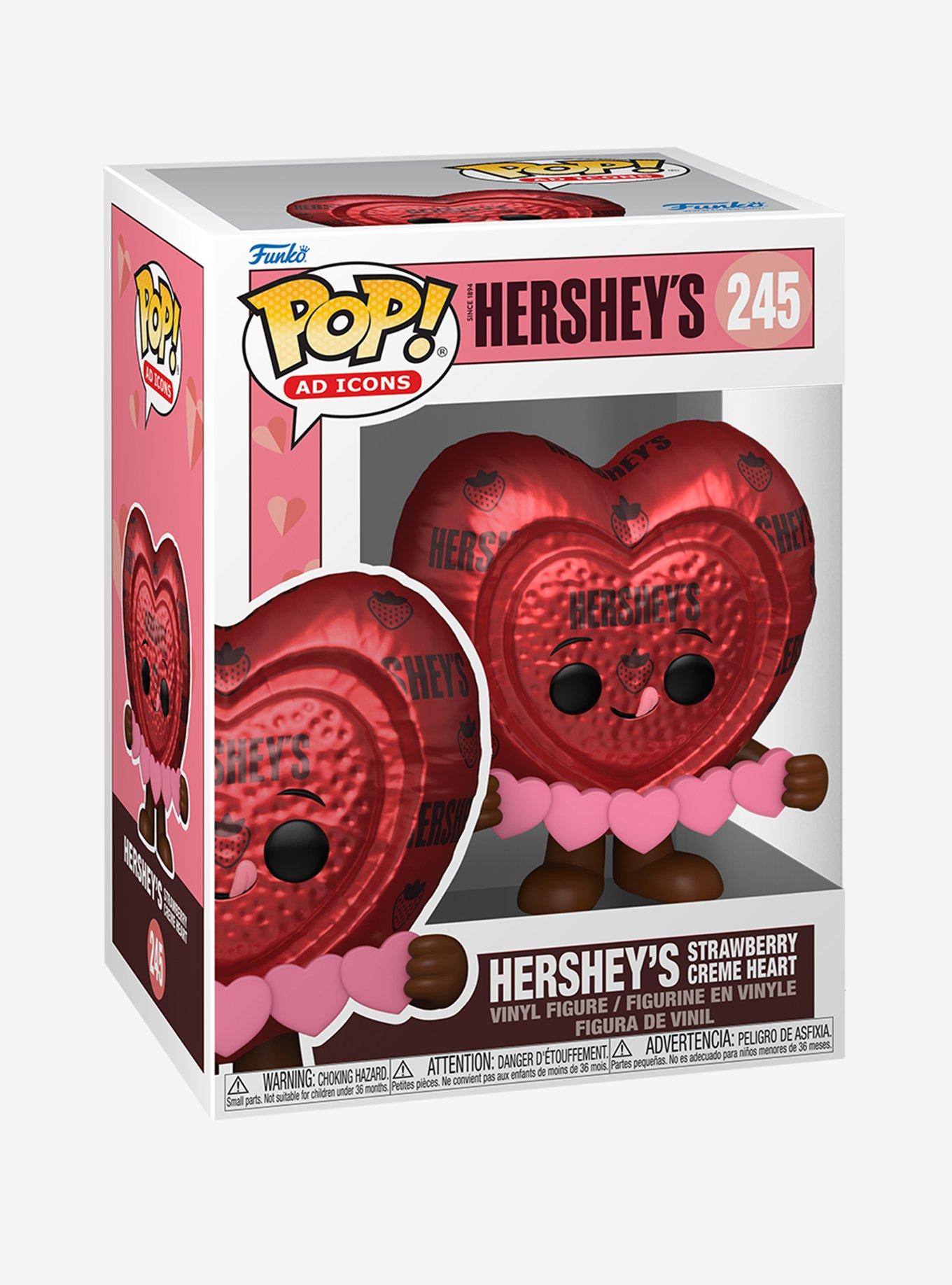 Funko Pop! Ad Icons Hershey's Strawberry Creme Heart Vinyl Figure, , alternate