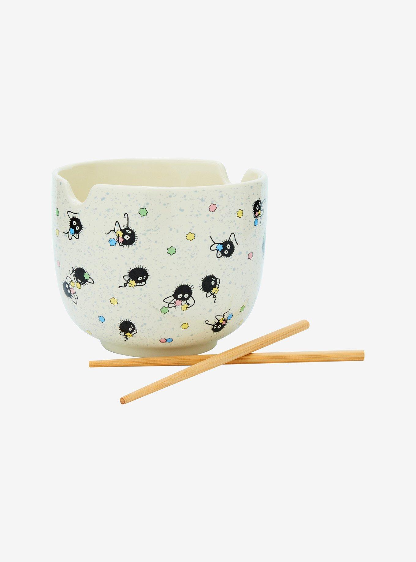 Studio Ghibli® Spirited Away Soot Sprites Ramen Bowl With Chopsticks, , hi-res