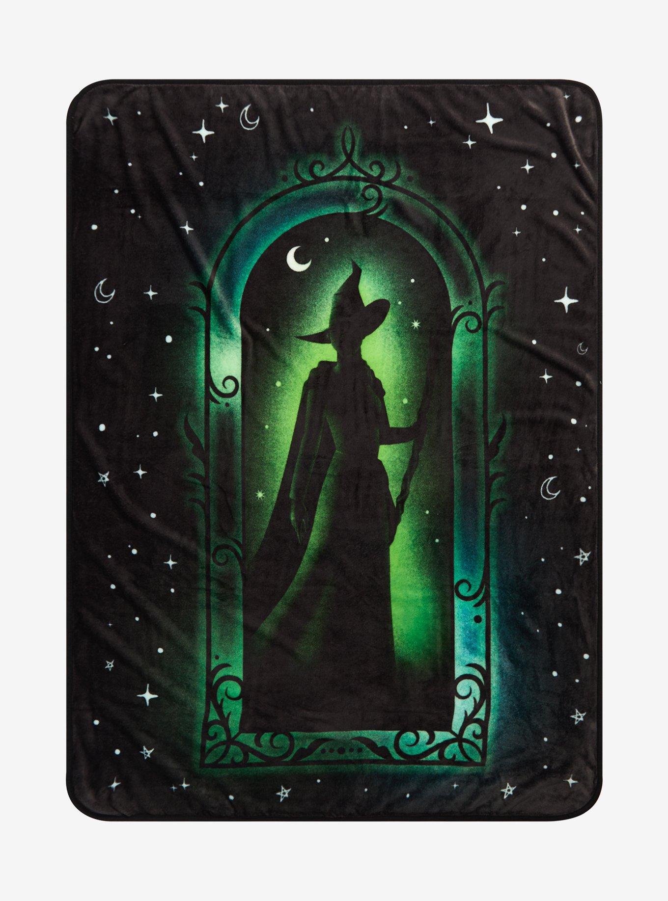 Shop Wicked Elphaba Silhouette Frame Throw Blanket