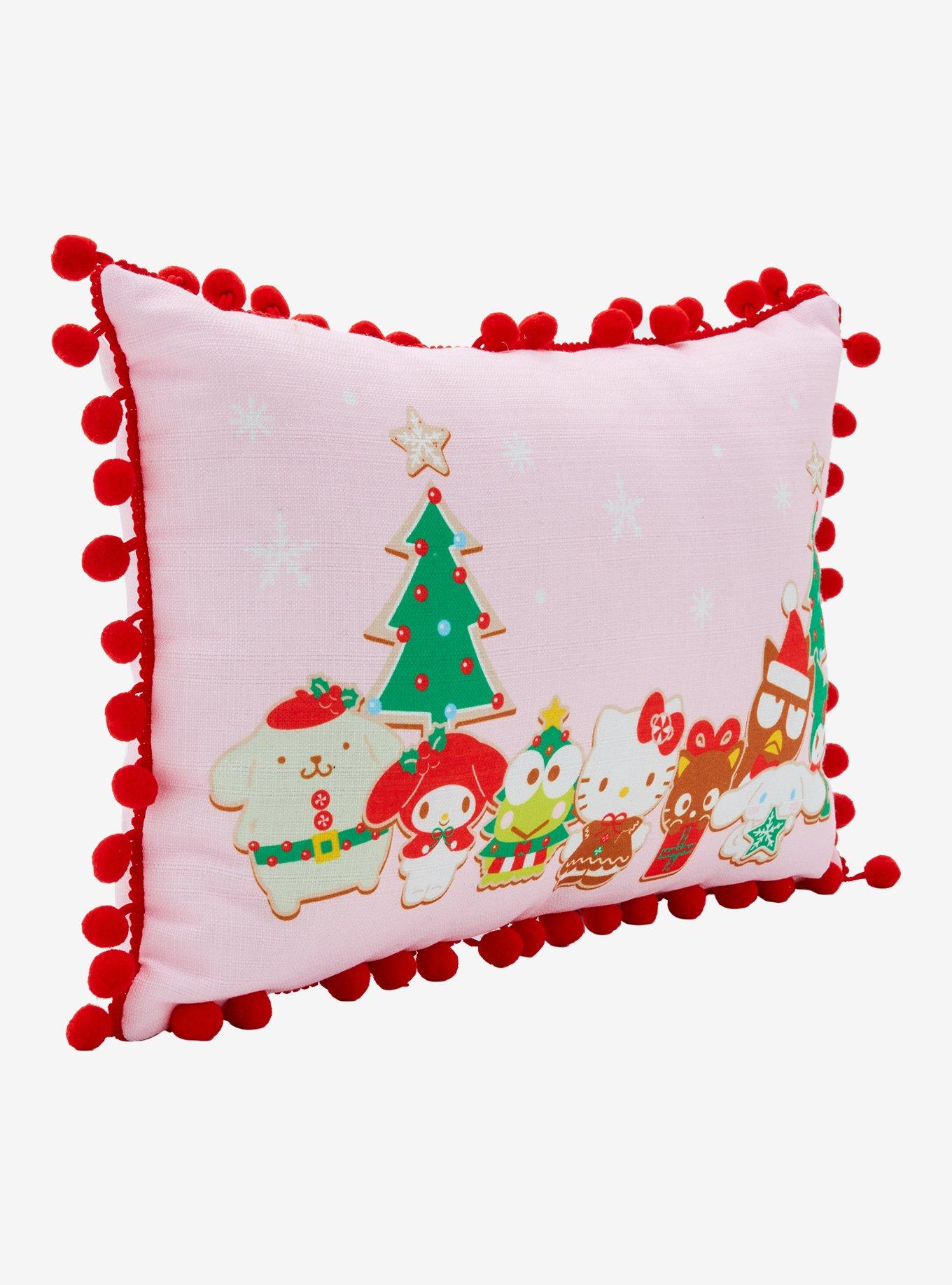 Hello Kitty And Friends Gingerbread Scene Pillow