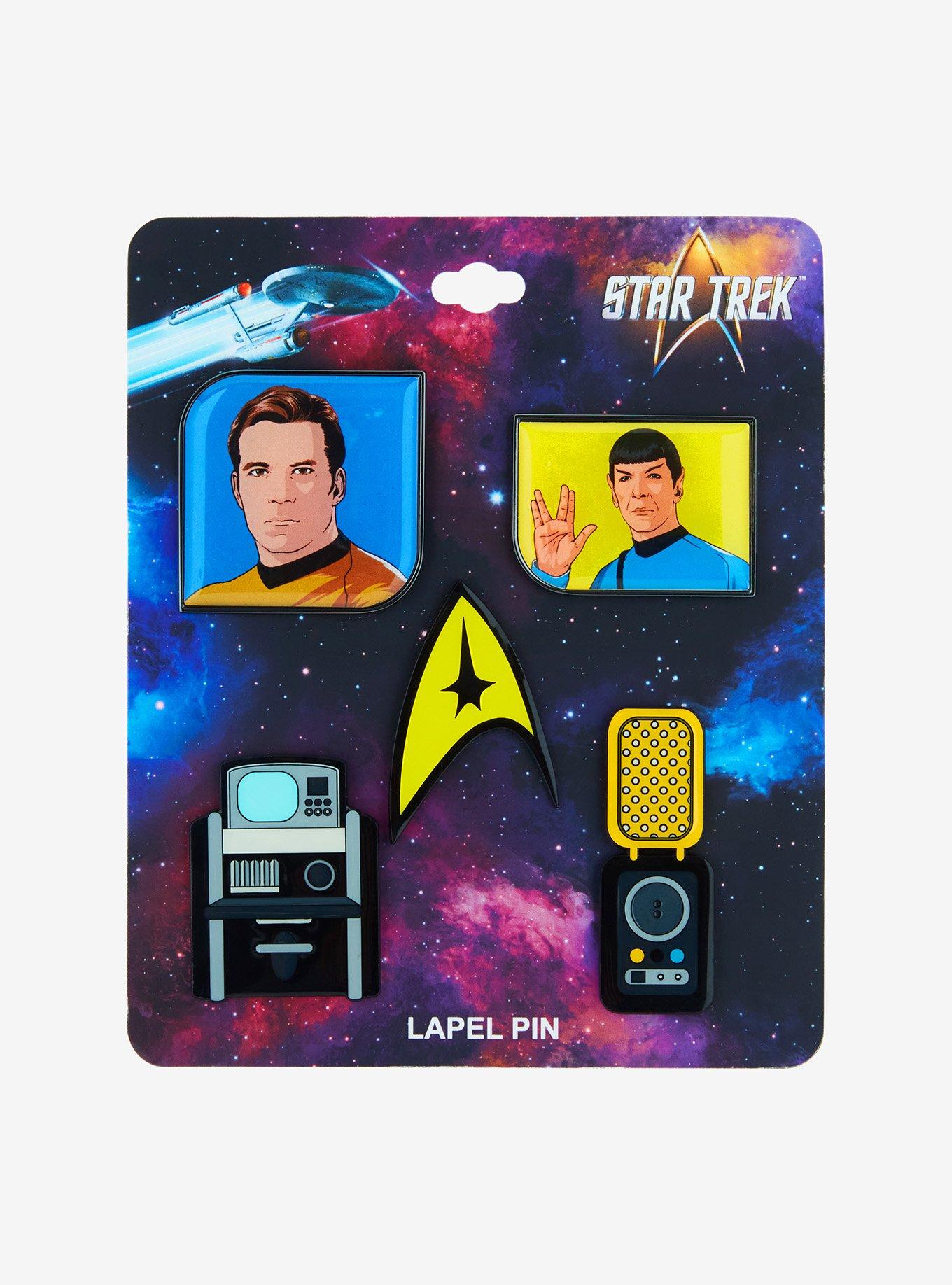 Star Trek Icons Enamel Pin Set Her Universe Exclusive, , alternate