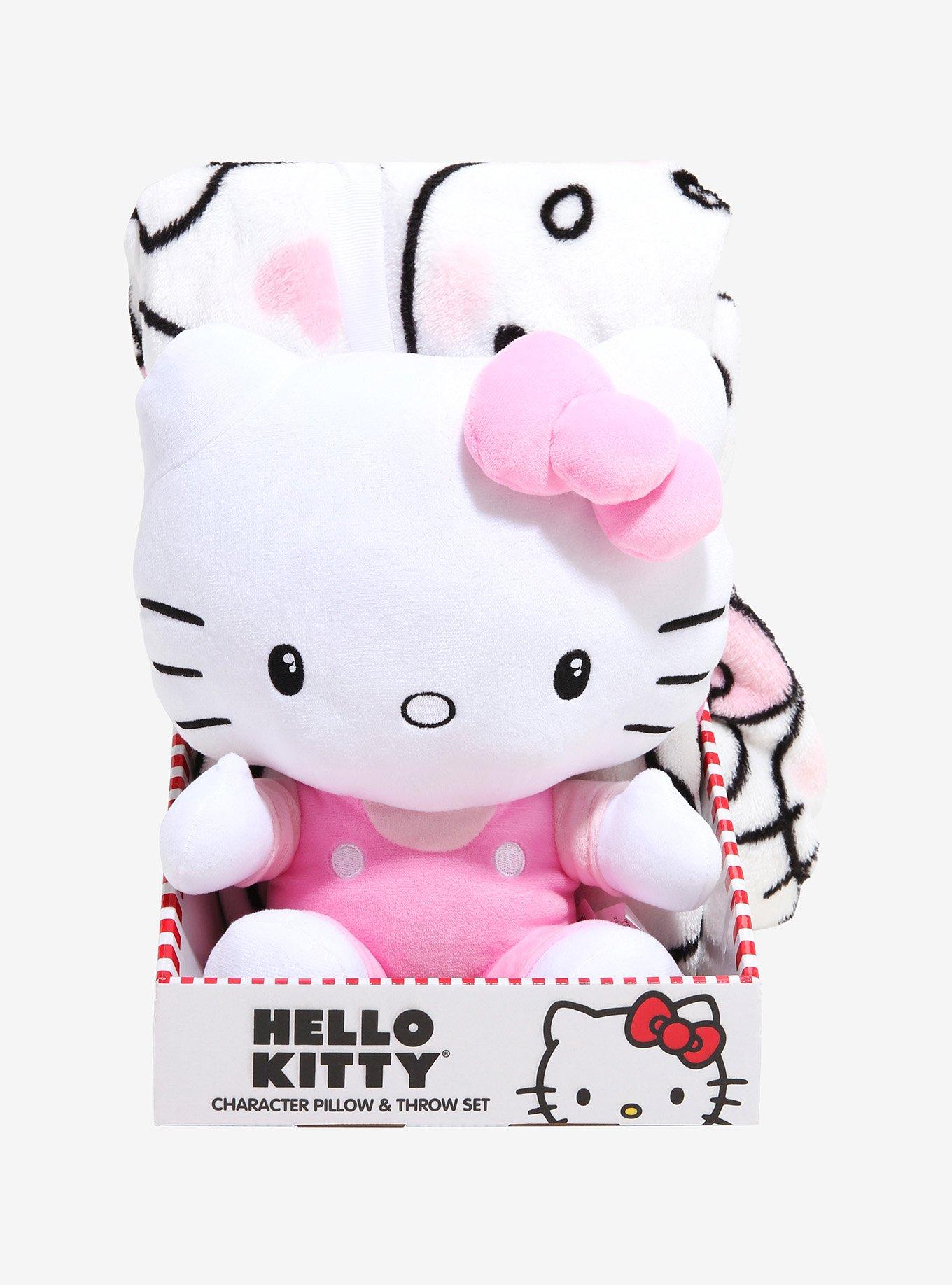 Hello Kitty Pink Plush & Throw Blanket Set, , hi-res