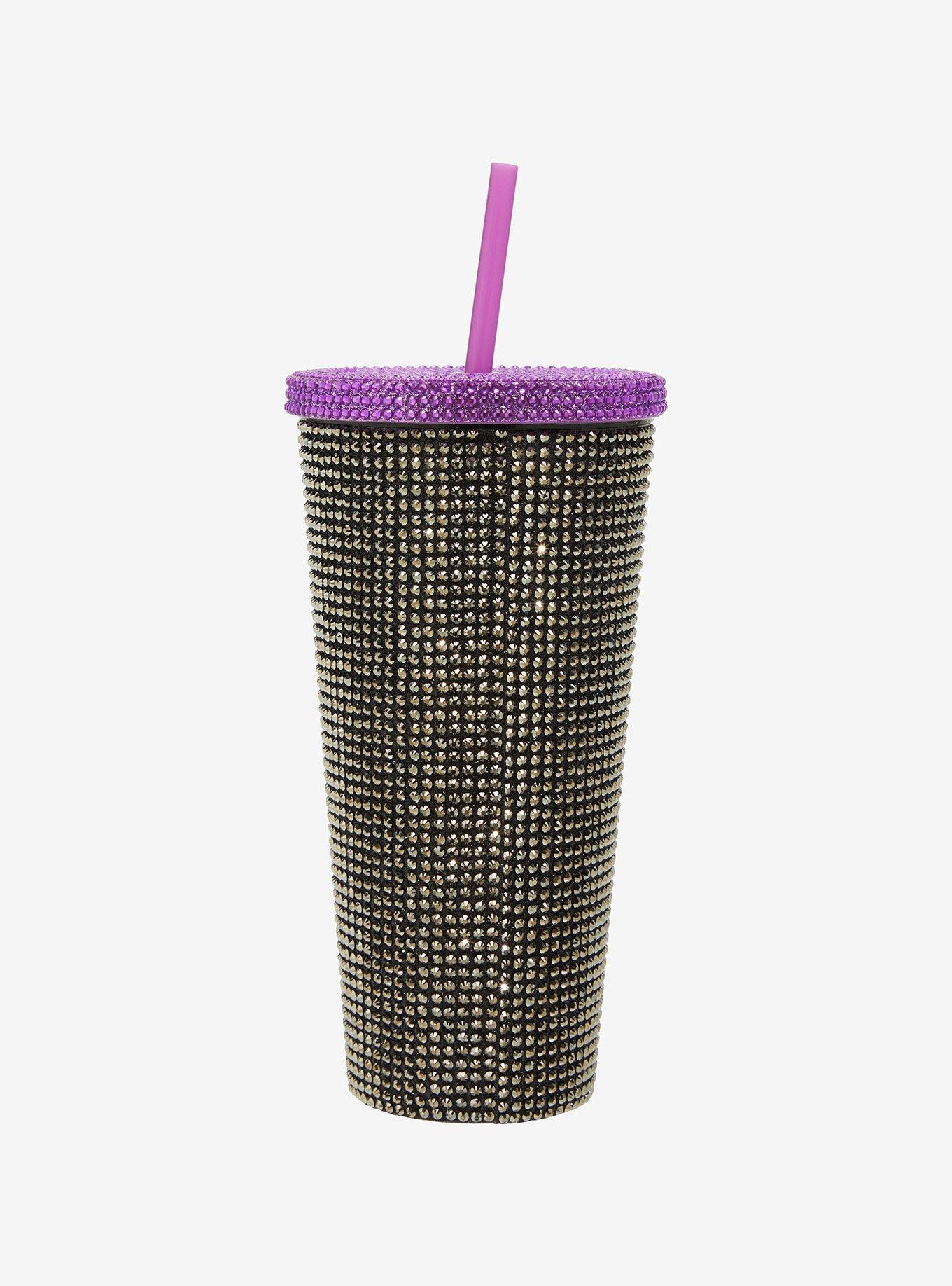 Kuromi Rhinestone Acrylic Travel Cup, , hi-res