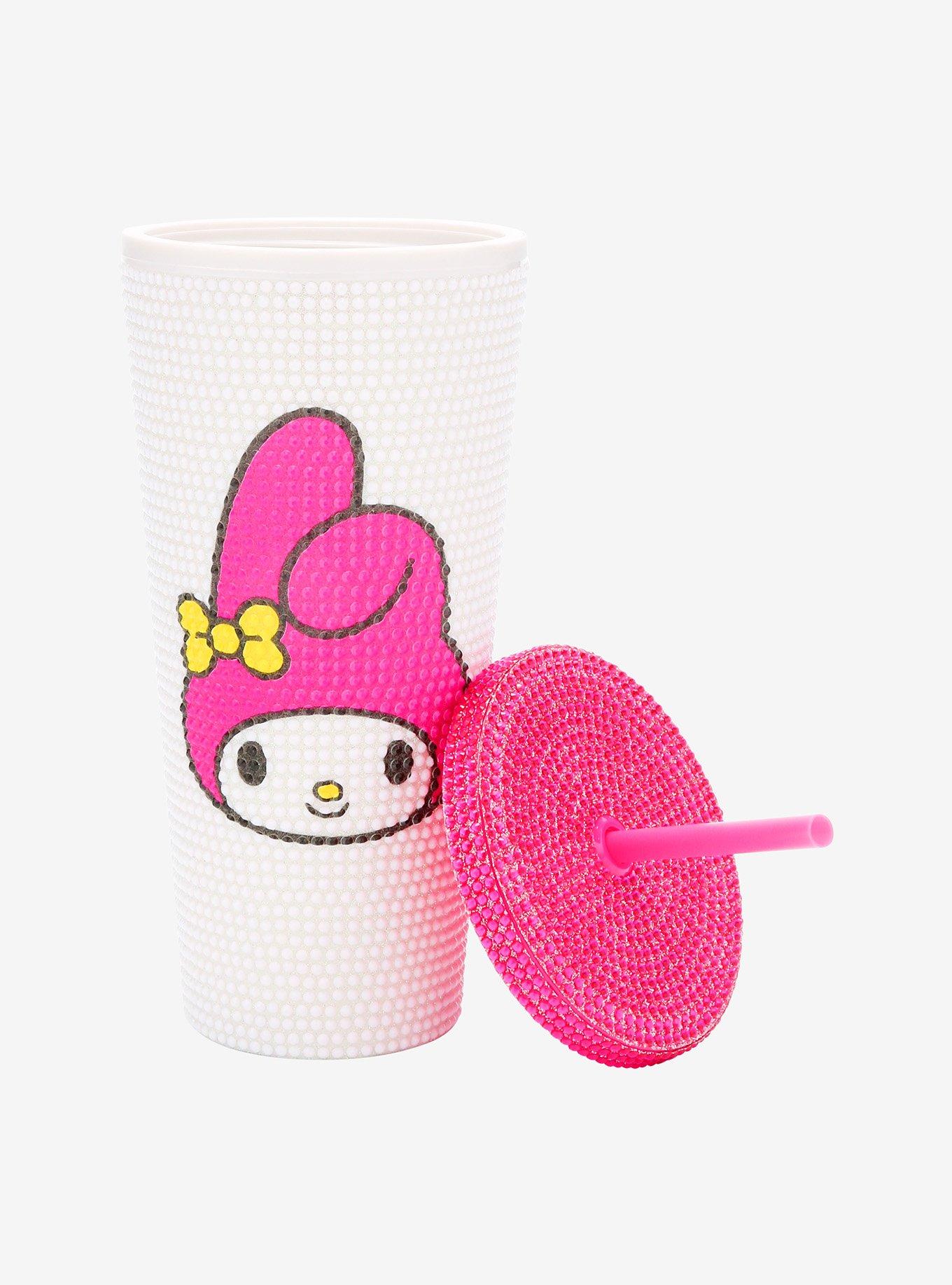 My Melody Rhinestone Sparkle Acrylic Travel Cup, , hi-res