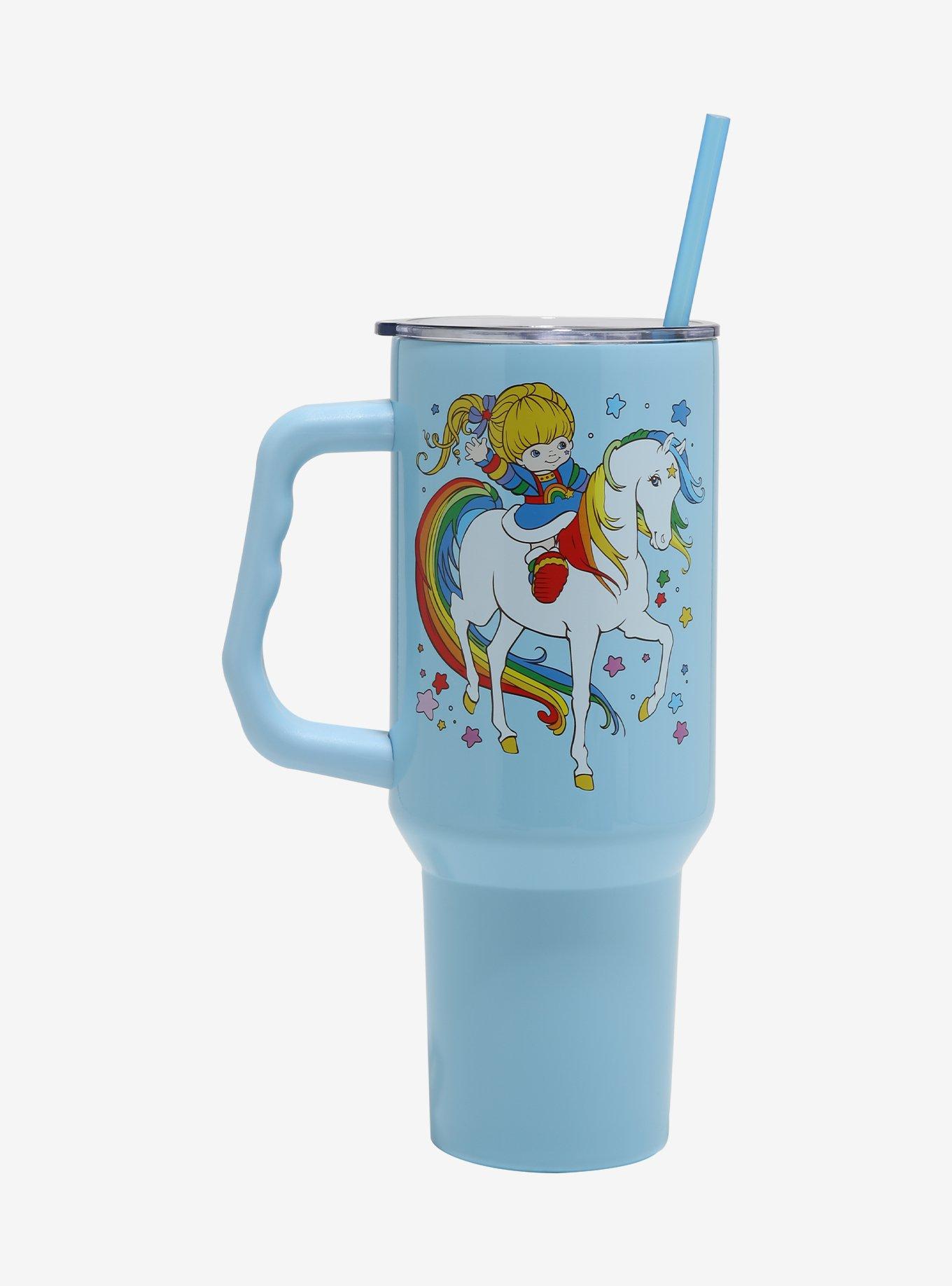 Rainbow Brite Blue Stainless Steel Travel Cup, , hi-res