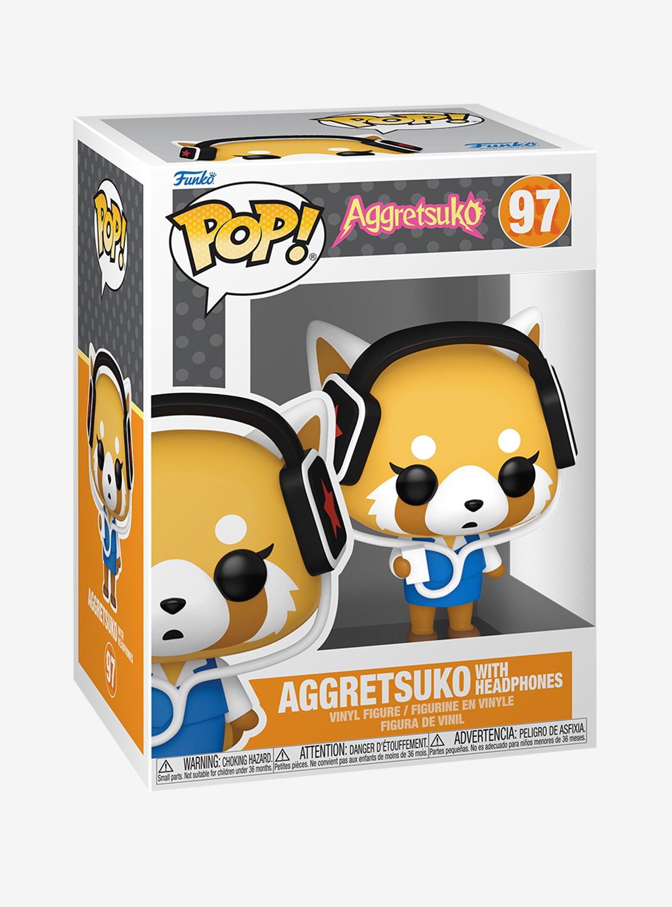 Funko Pop! Sanrio Aggretsuko Aggretsuko with Headphones Vinyl Figure, , alternate