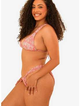 Dippin' Daisy's Descanso Tie Triangle Swim Top Pink Paisley, , hi-res