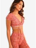Dippin' Daisy's Cher Swim Cover-Up Top Pink Paisley, PAISLEY, alternate