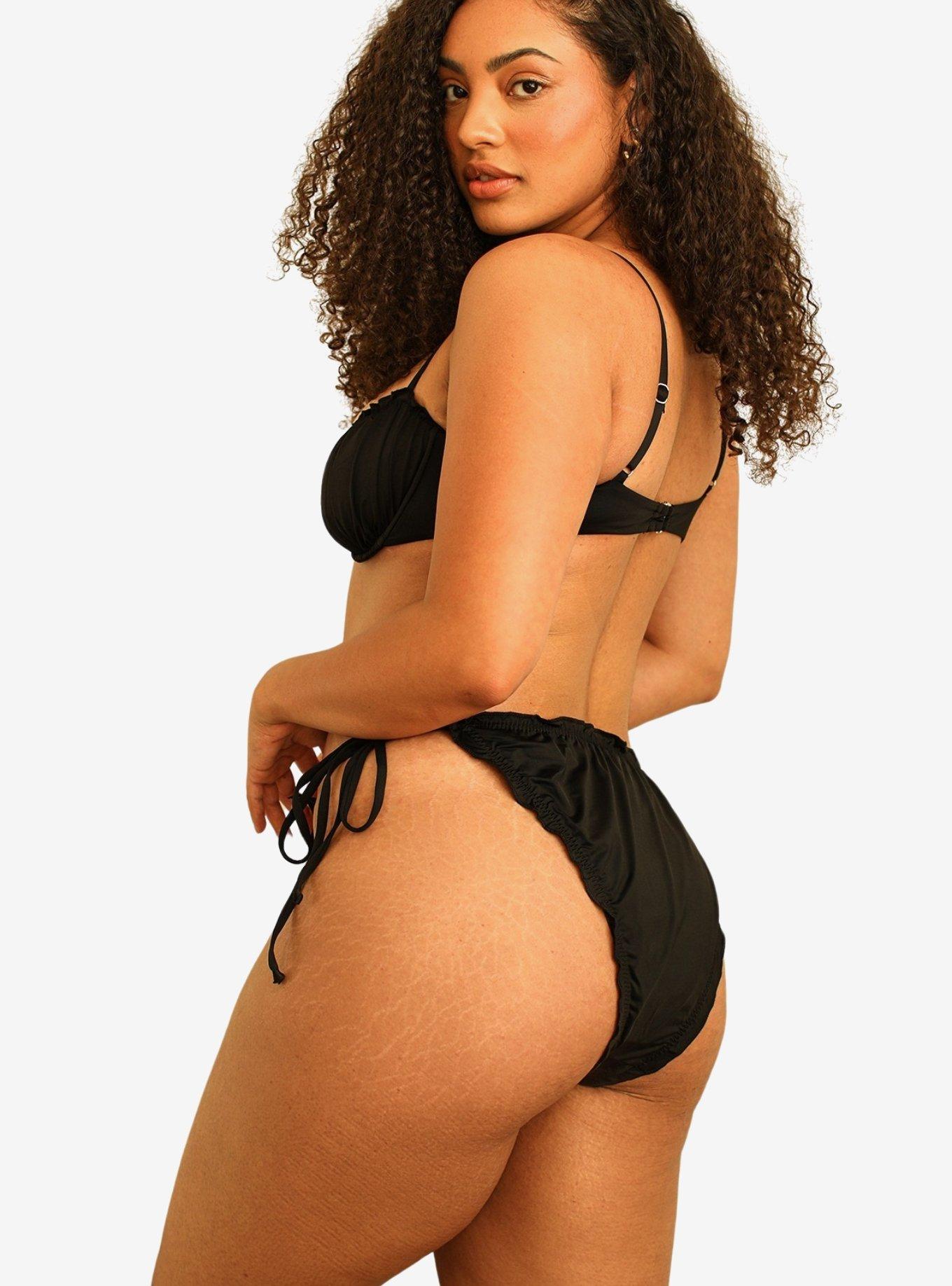 Dippin' Daisy's Love Affair Cheeky Swim Bottom Black, BLACK, alternate