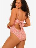 Dippin' Daisy's Saltwater Thigh High Cut Swim One Piece Pink Paisley, PAISLEY, alternate