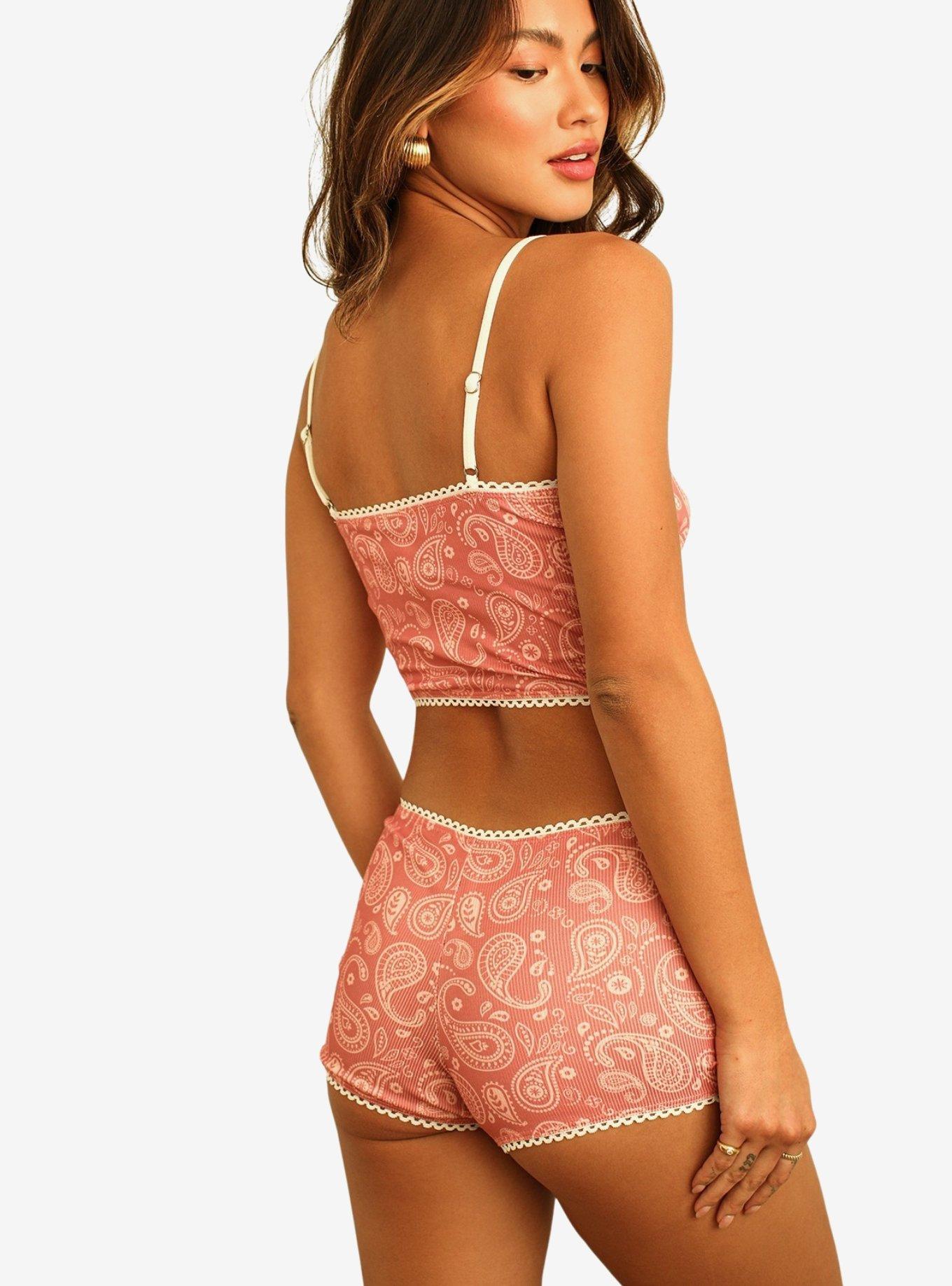 Dippin' Daisy's Sweet Dreams Pajama Set Pink Paisley, PAISLEY, alternate