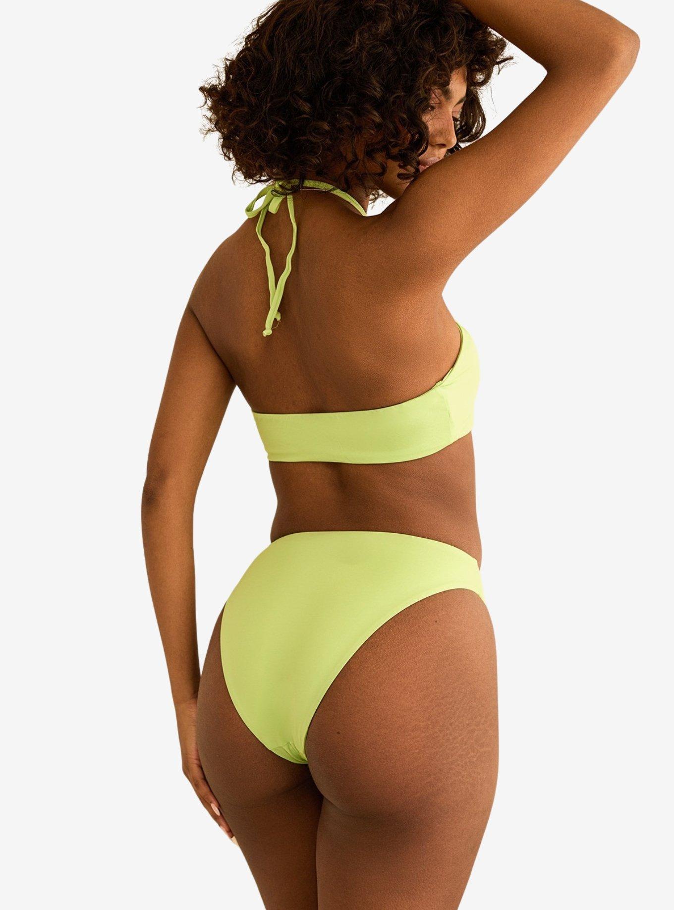 Dippin' Daisy's Amalfi String Tie Bandeau Swim Top Green Tea, GREEN, alternate