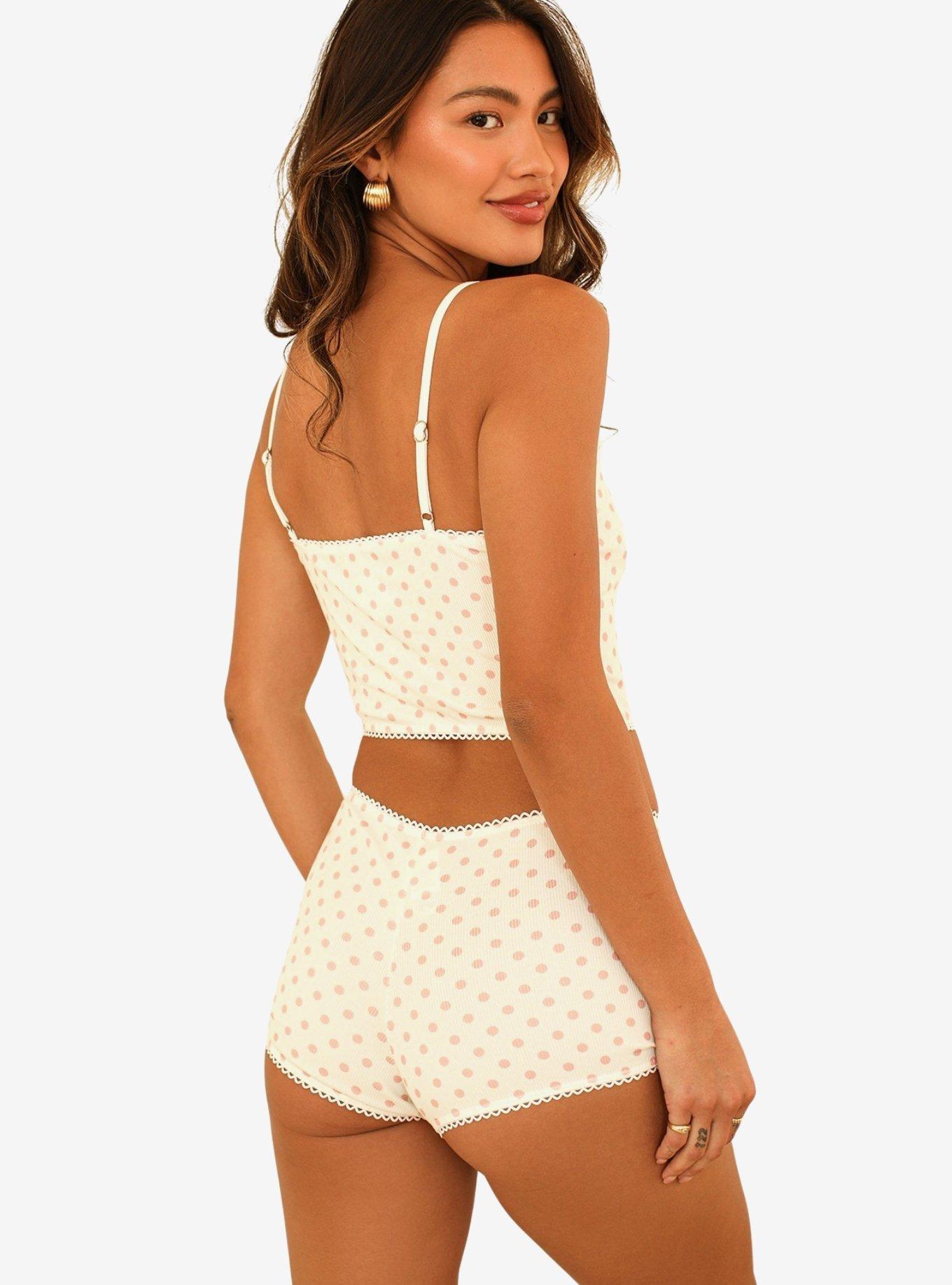 Dippin' Daisy's Sweet Dreams Pajama Set Dotted Pink, MULTI, alternate