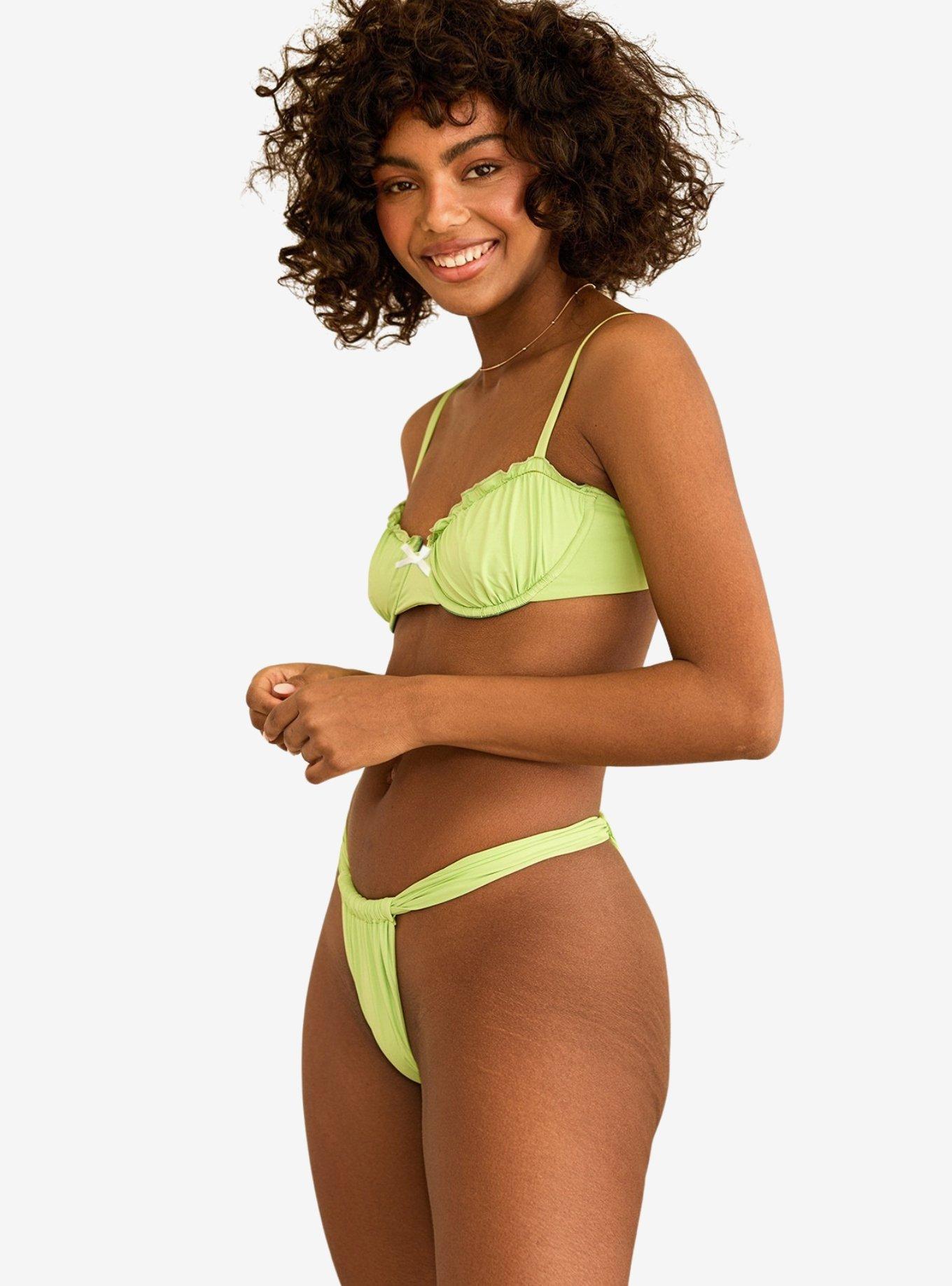 Dippin' Daisy's Primrose Underwire Swim Top Green Tea, GREEN, alternate