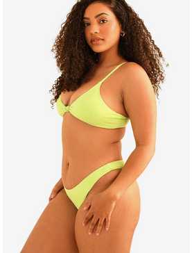 Dippin' Daisy's Zen Knotted Triangle Swim Top Green Tea, , hi-res