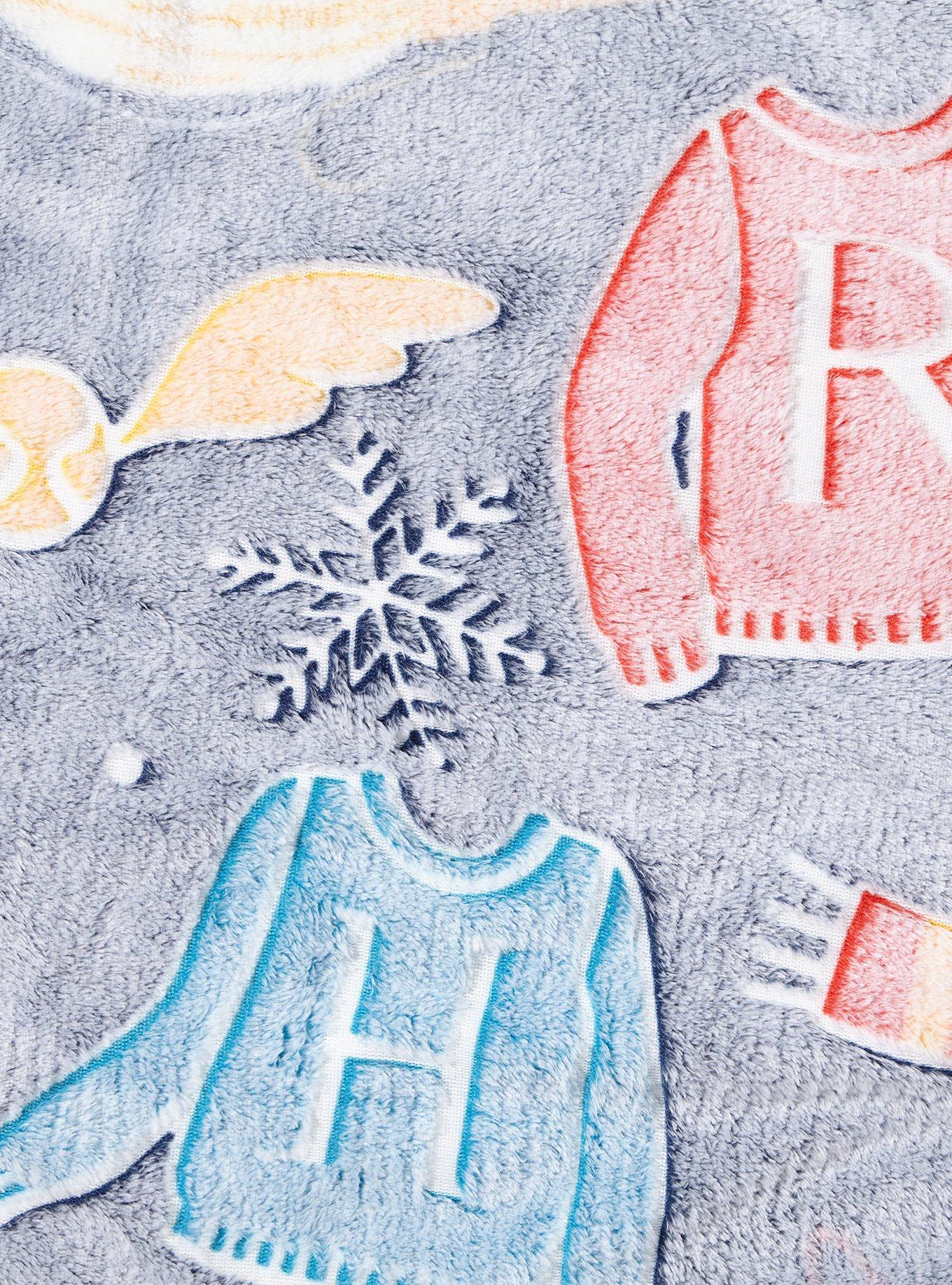 Harry Potter Holiday Icons Throw Blanket, , alternate