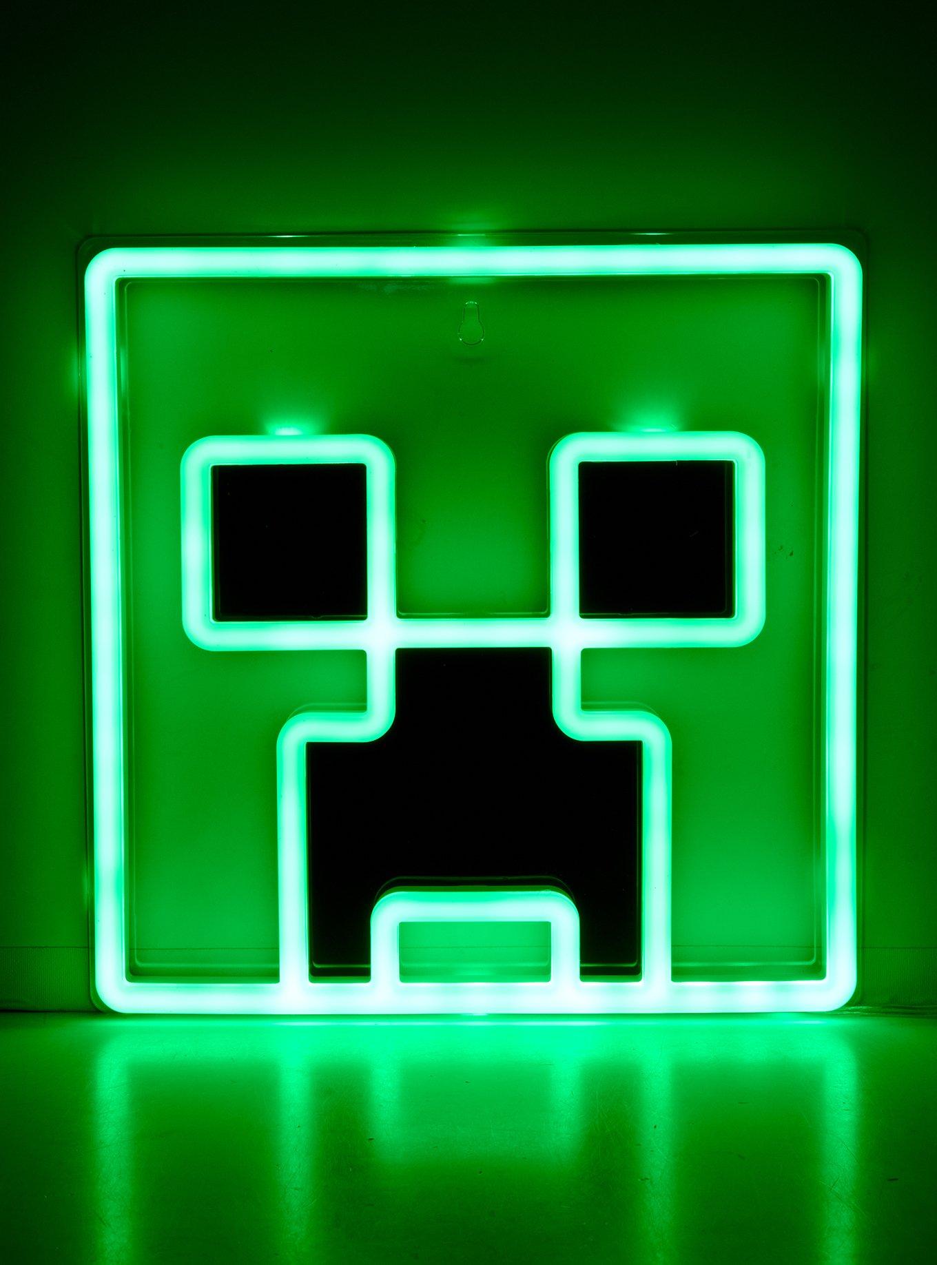Minecraft Creeper LED Neon Light, , alternate
