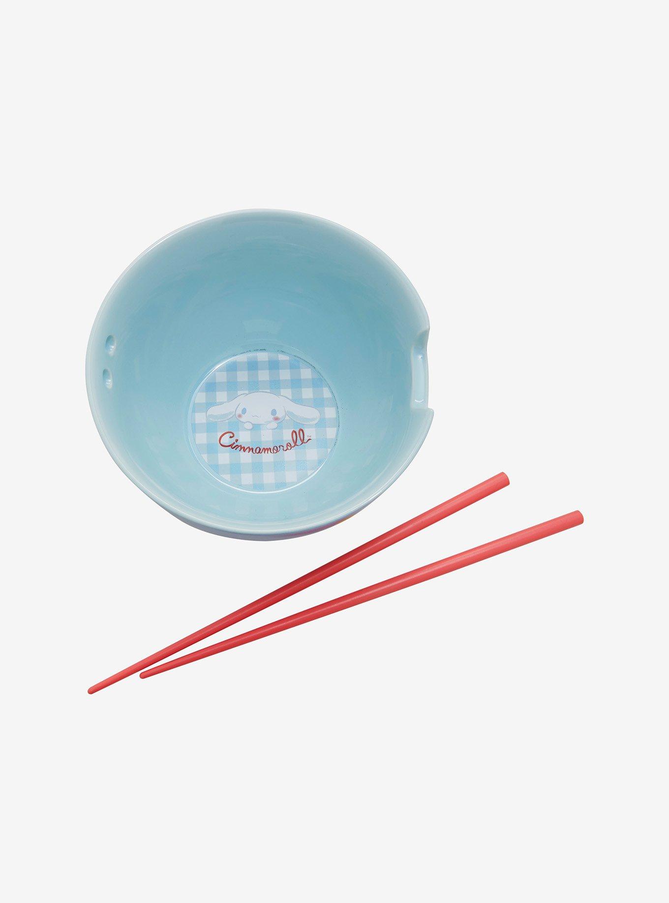 Cinnamoroll Blue Bubbles Ramen Bowl With Chopsticks, , alternate
