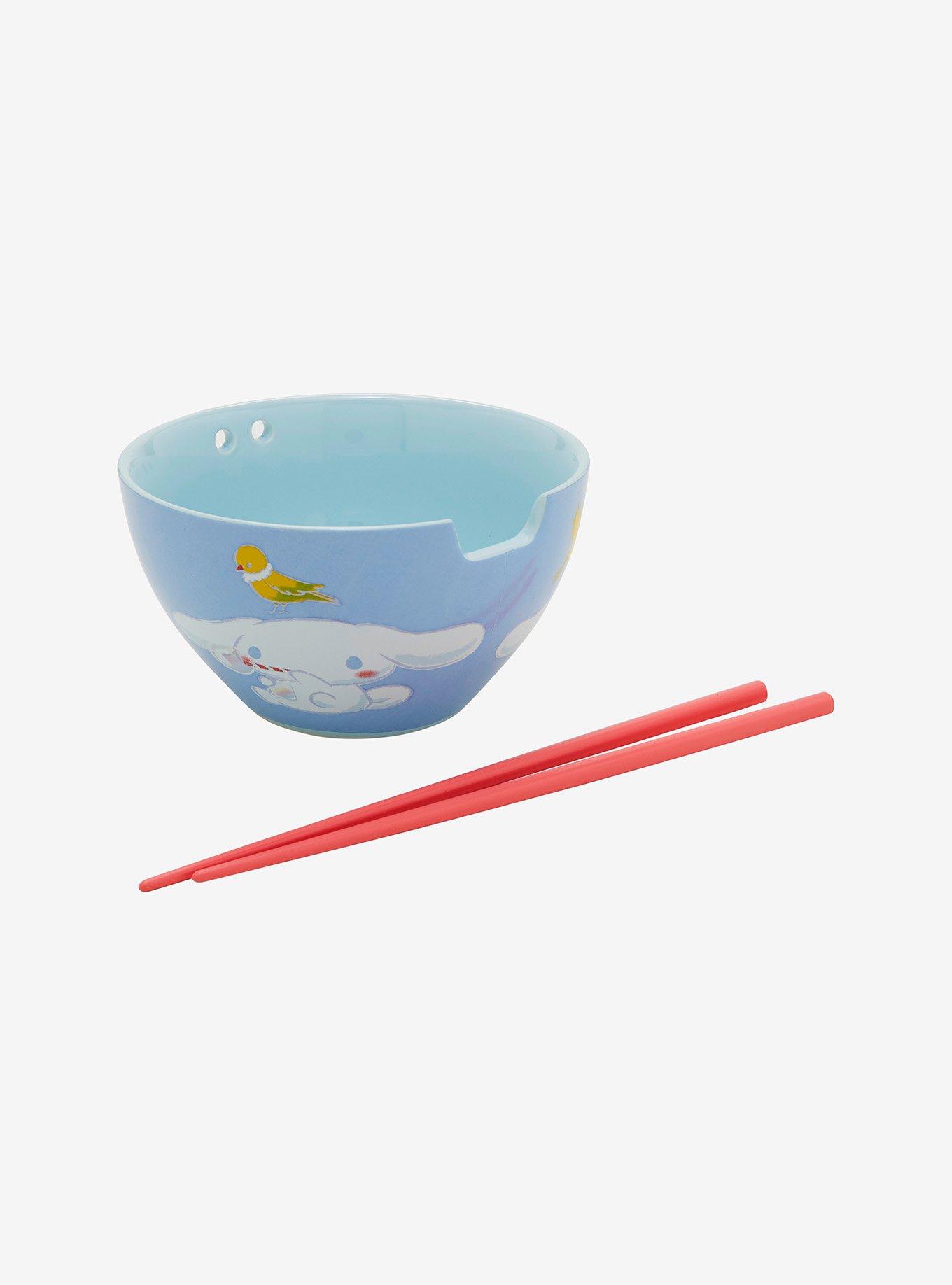 Cinnamoroll Blue Bubbles Ramen Bowl With Chopsticks, , alternate