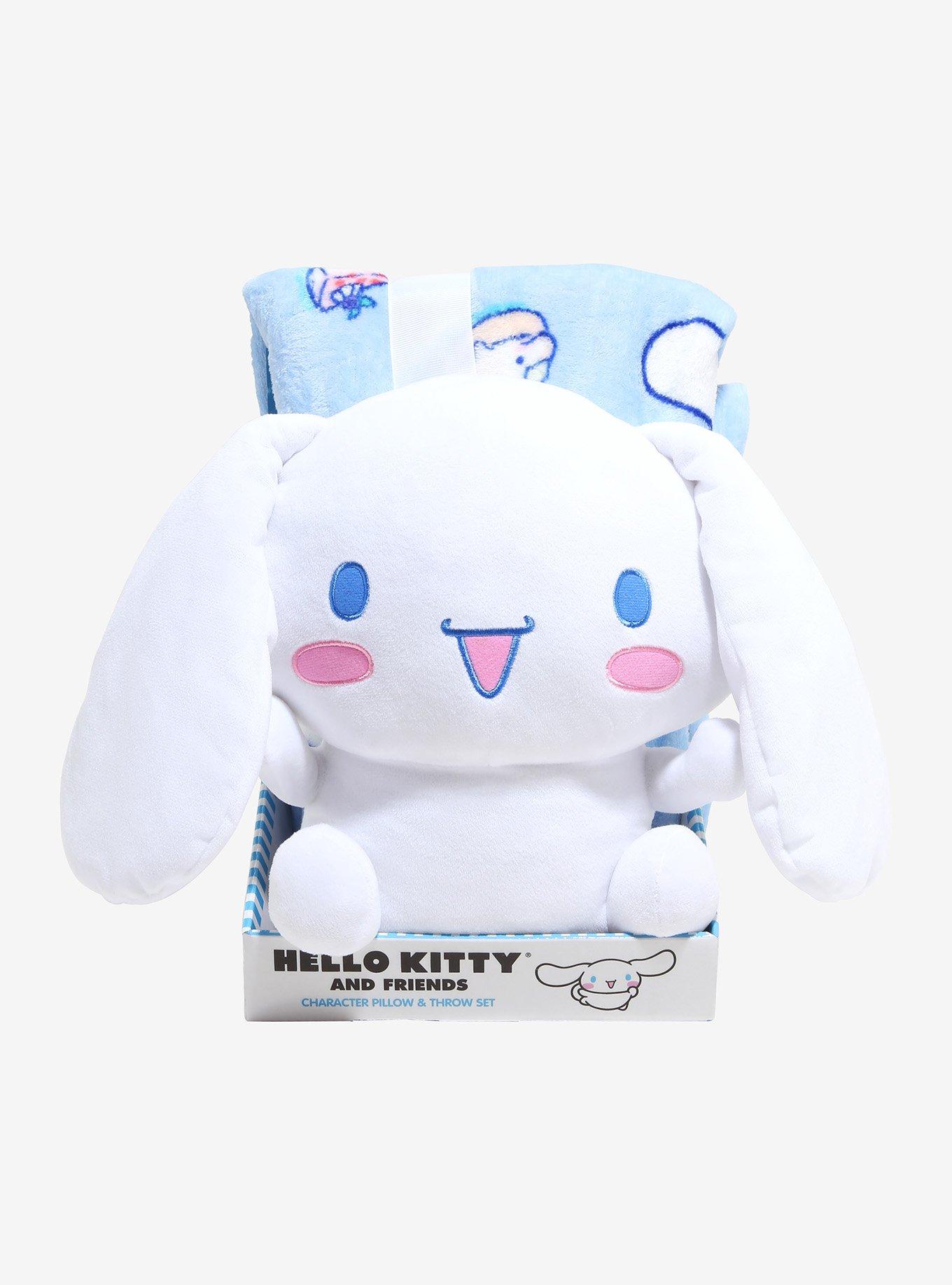 Hello Kitty And Friends Cinnamoroll Plush & Throw Blanket Set, , hi-res