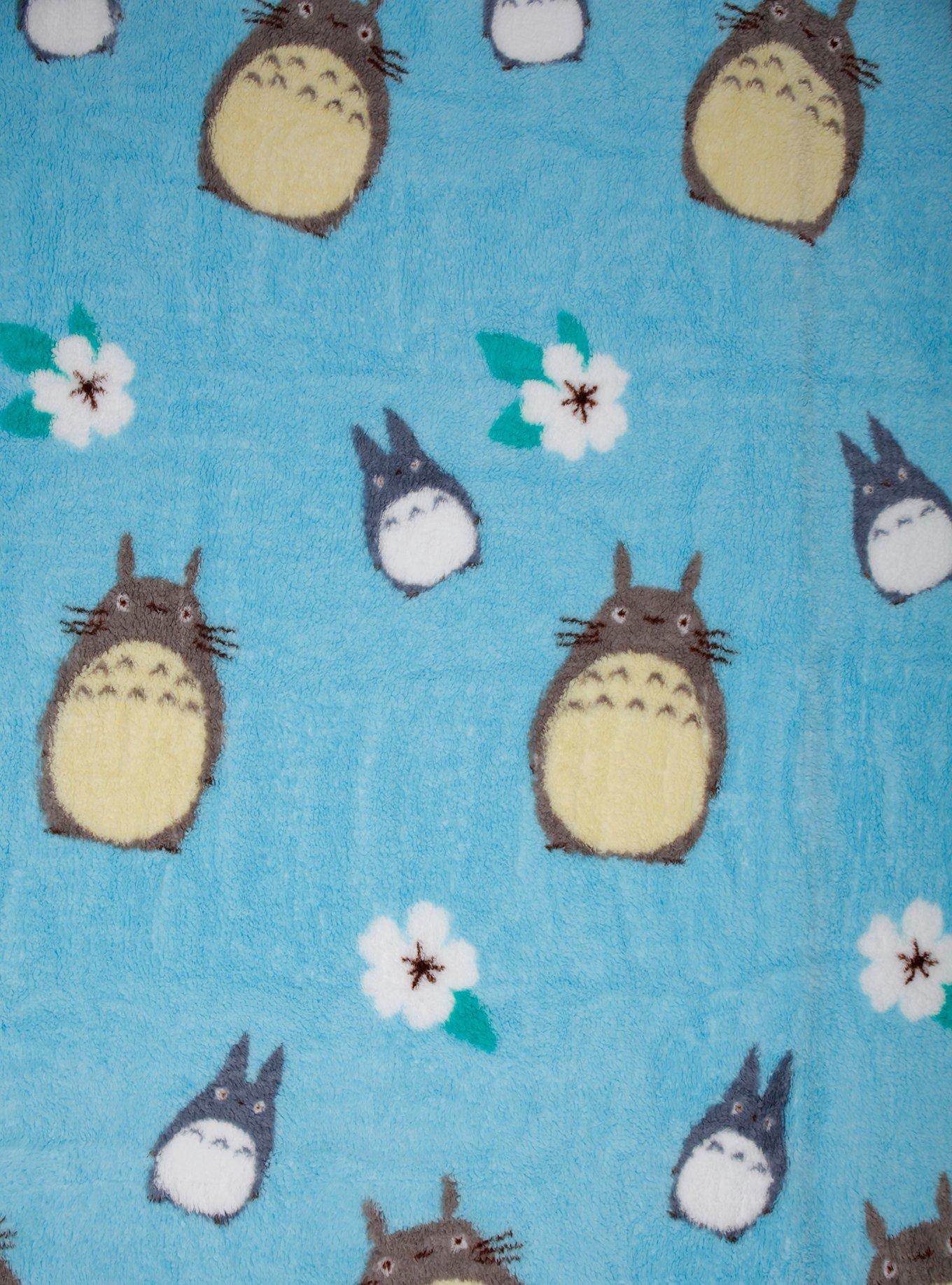 Studio Ghibli® My Neighbor Totoro Blue Sherpa Blanket, , hi-res