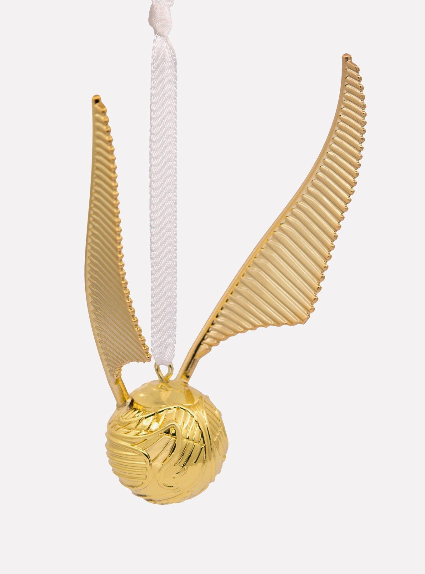 Hallmark Harry Potter Golden Snitch Metal Ornament, , alternate