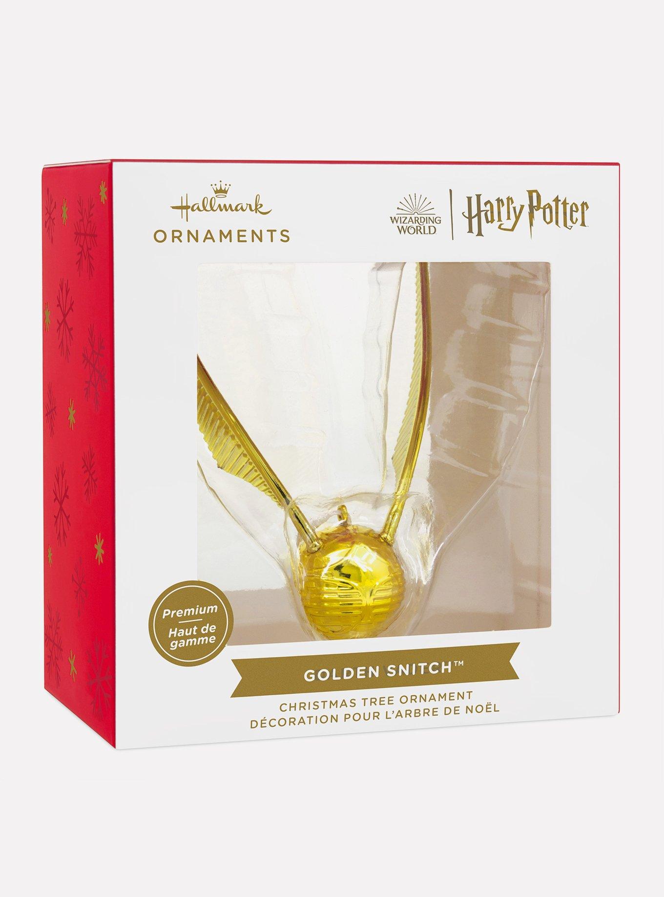 Hallmark Harry Potter Golden Snitch Metal Ornament, , alternate