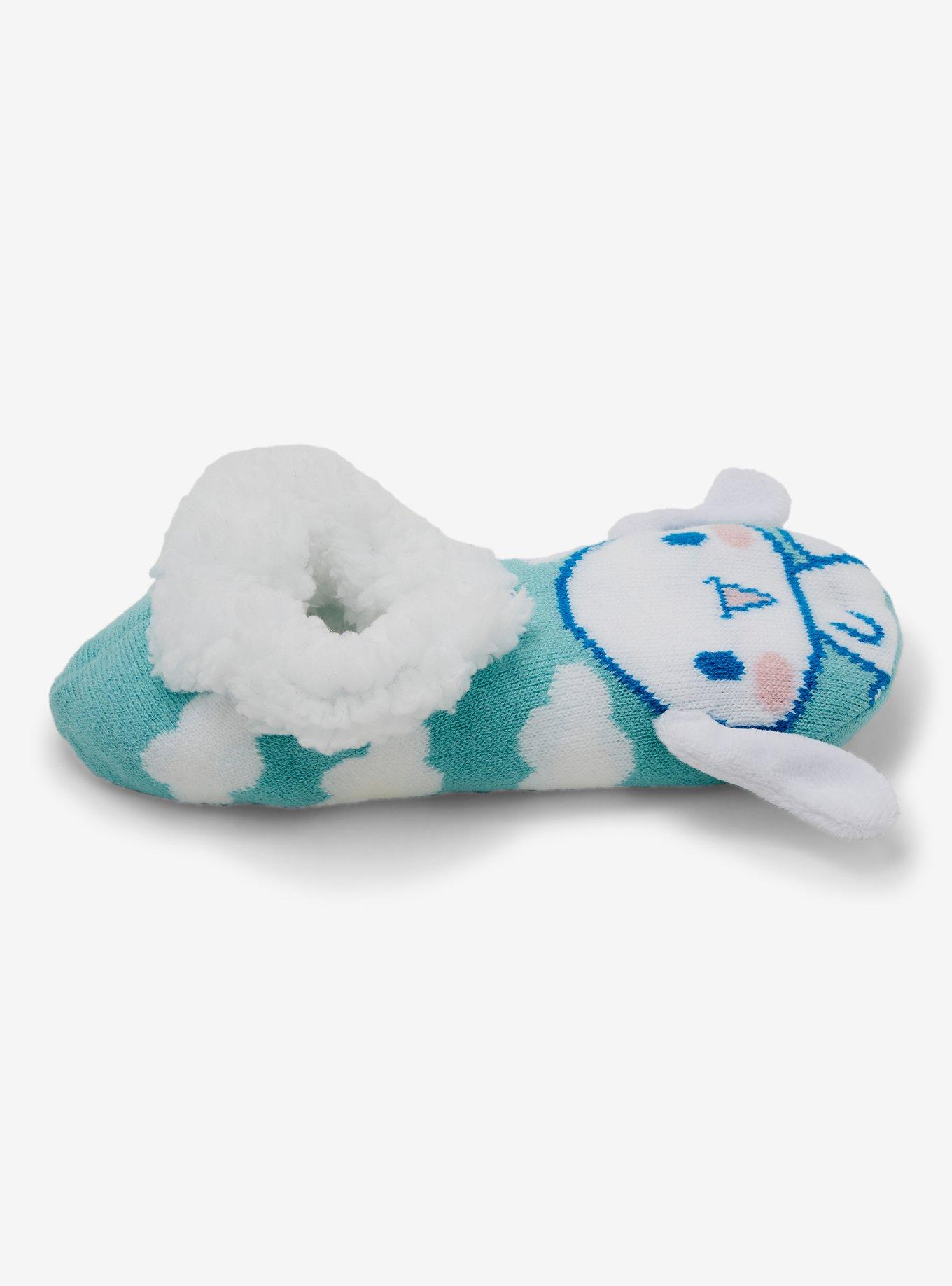 Sanrio Cinnamoroll Clouds Allover Print Slipper Socks - BoxLunch Exclusive, , alternate