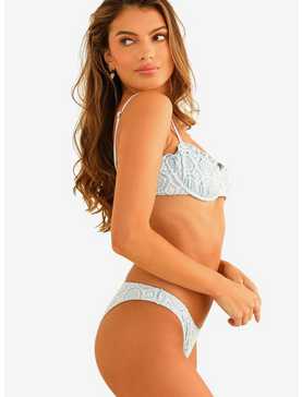 Dippin' Daisy's Nocturnal Cheeky Swim Bottom Bella Lace Sky, , hi-res