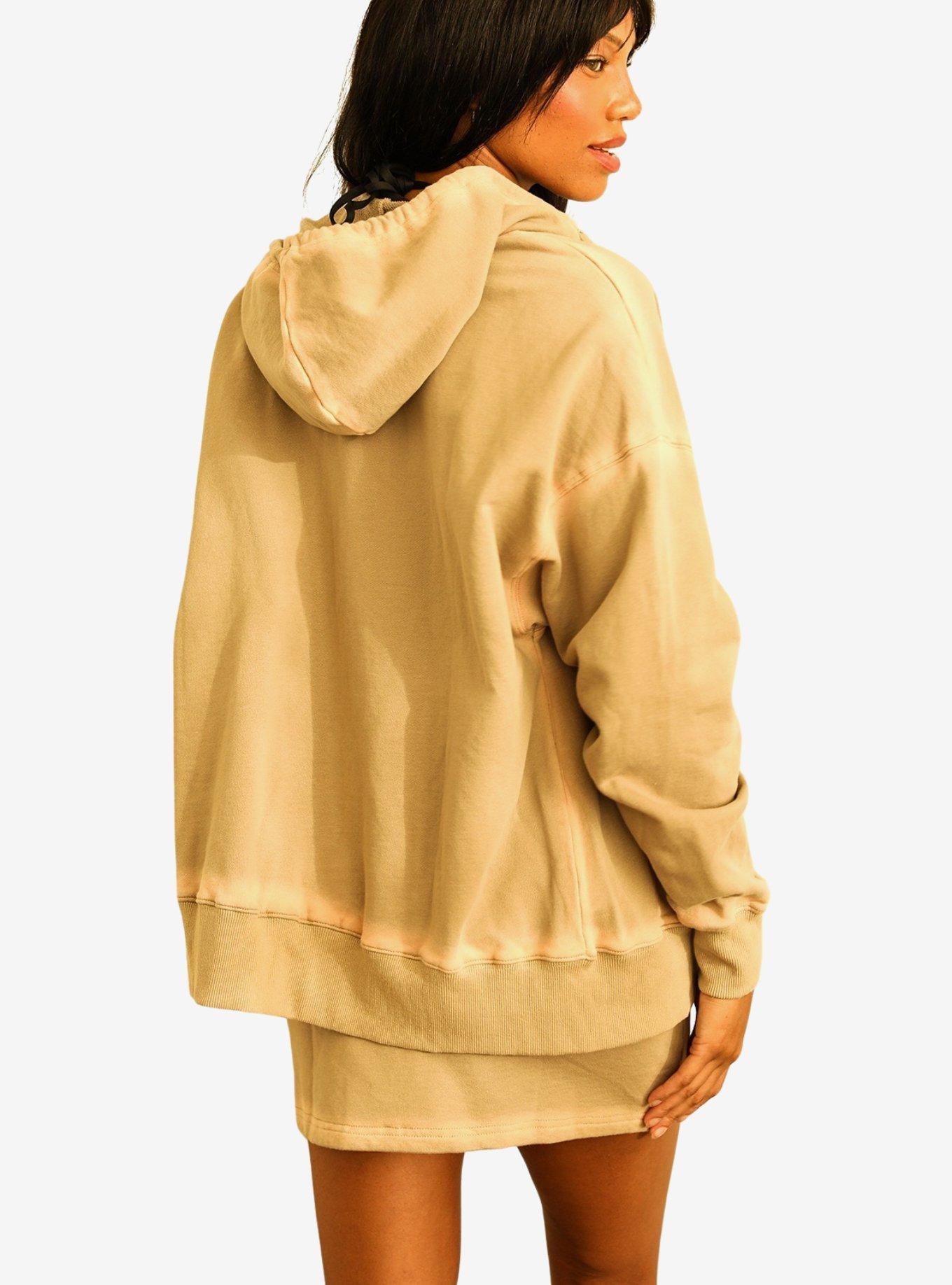 Dippin' Daisy's Honeymoon Long Sleeve Hoodie Taupe, BROWN, alternate