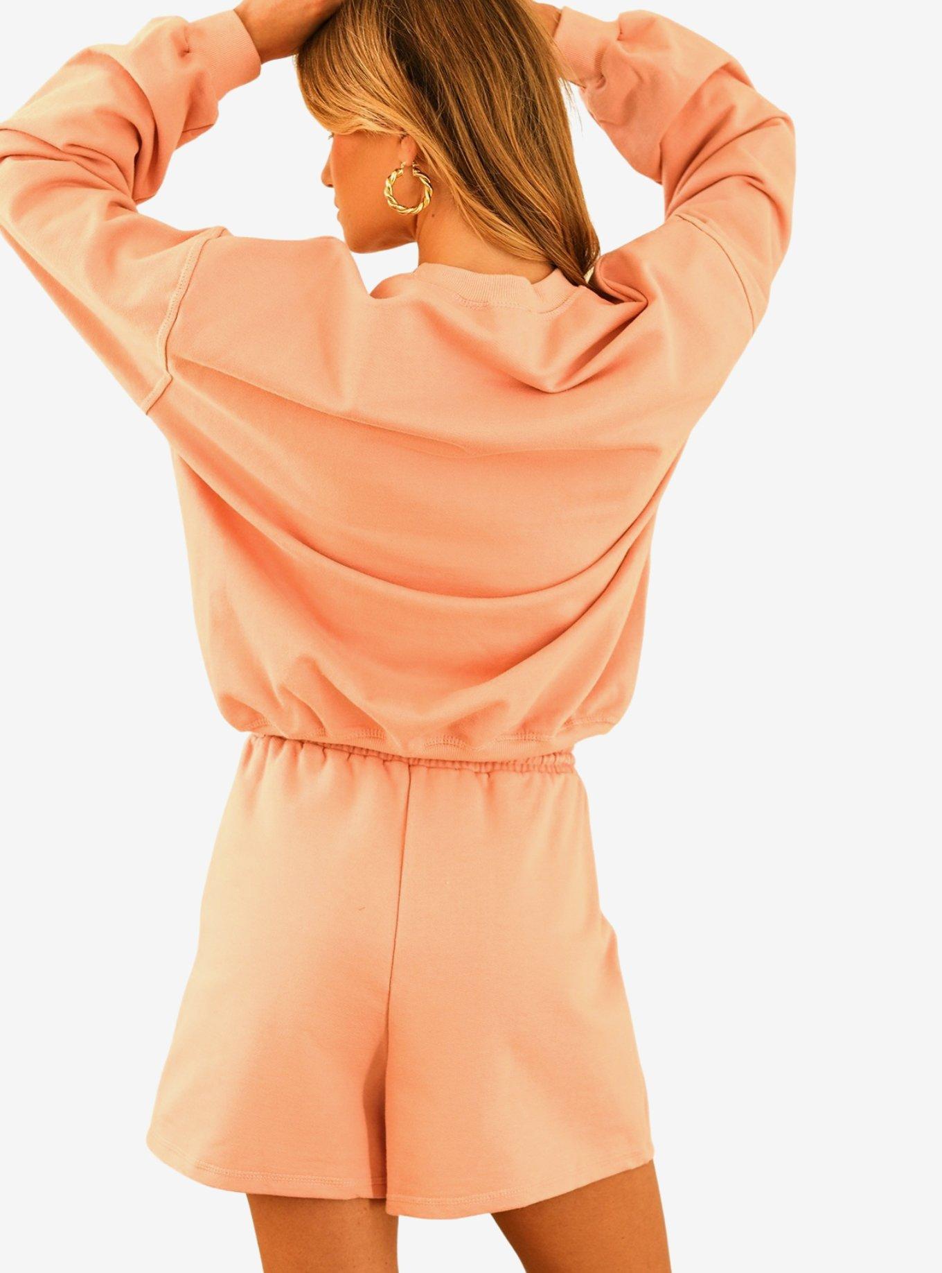 Dippin' Daisy's Love Yourself Drawstring Sweatshorts Pink Sands, , hi-res