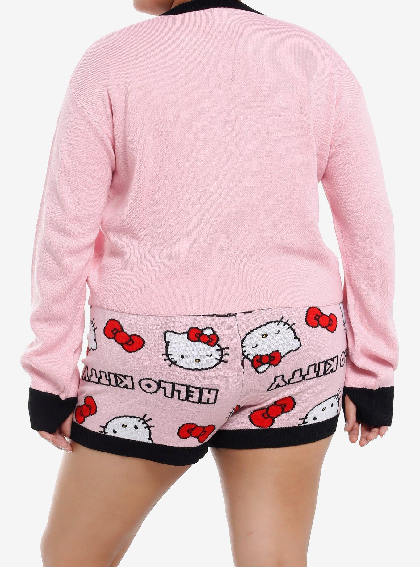 Hello Kitty Knit Girls Lounge Set Plus Size, MULTI, alternate