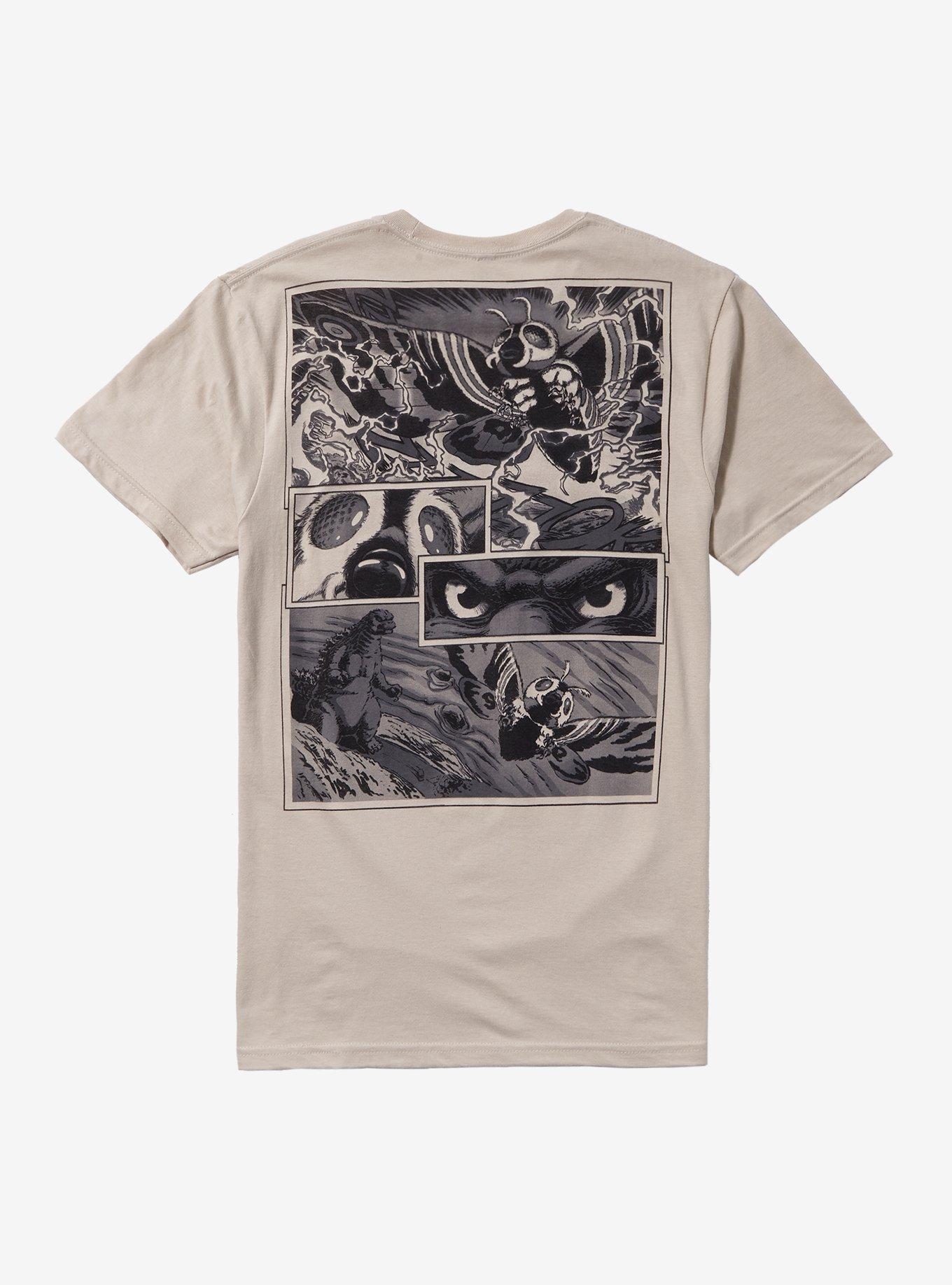 Godzilla Mothra Manga Double-Sided T-Shirt, , hi-res