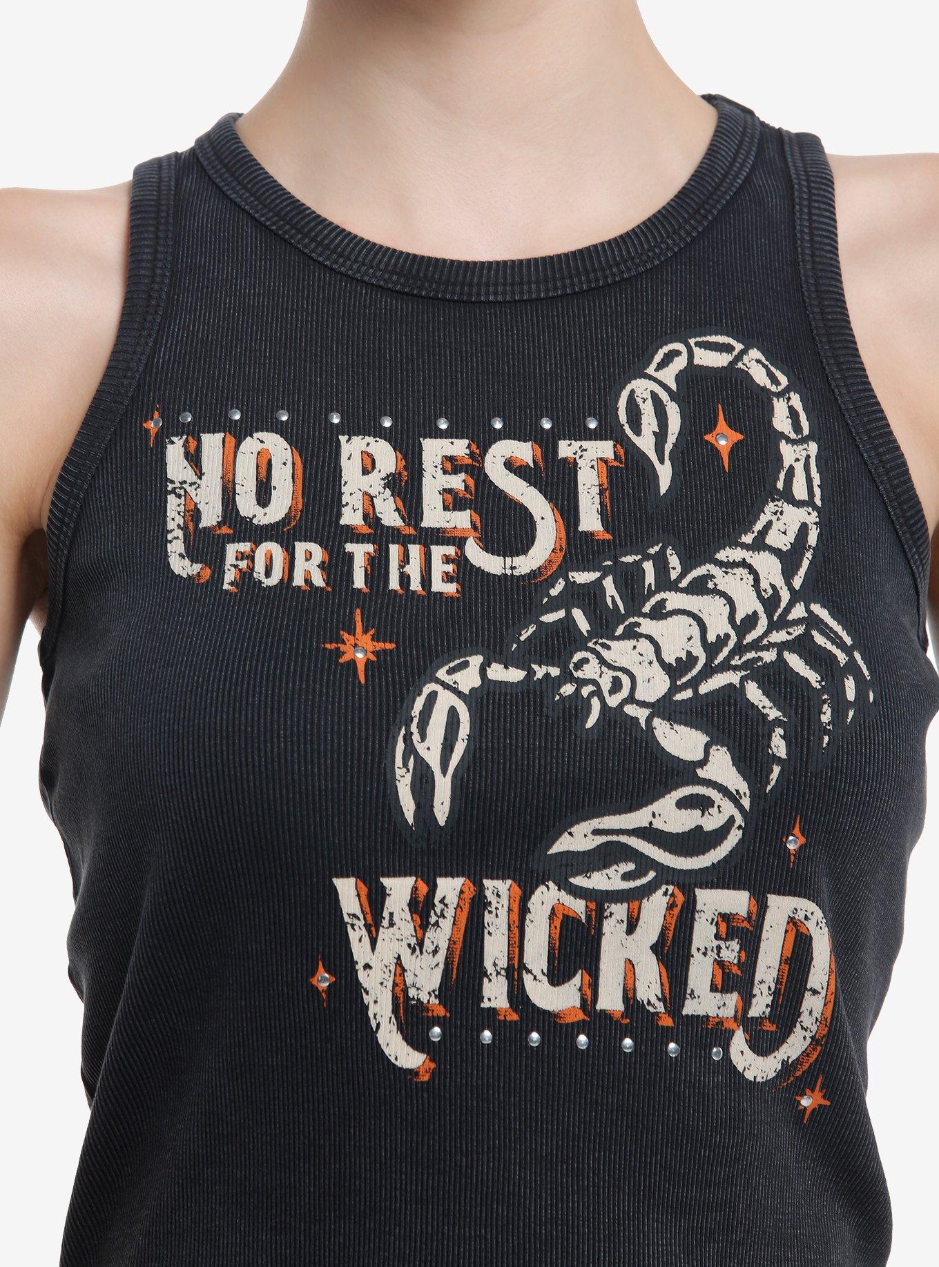 No Rest For Wicked Scorpion Girls Tank Top, MULTI, alternate