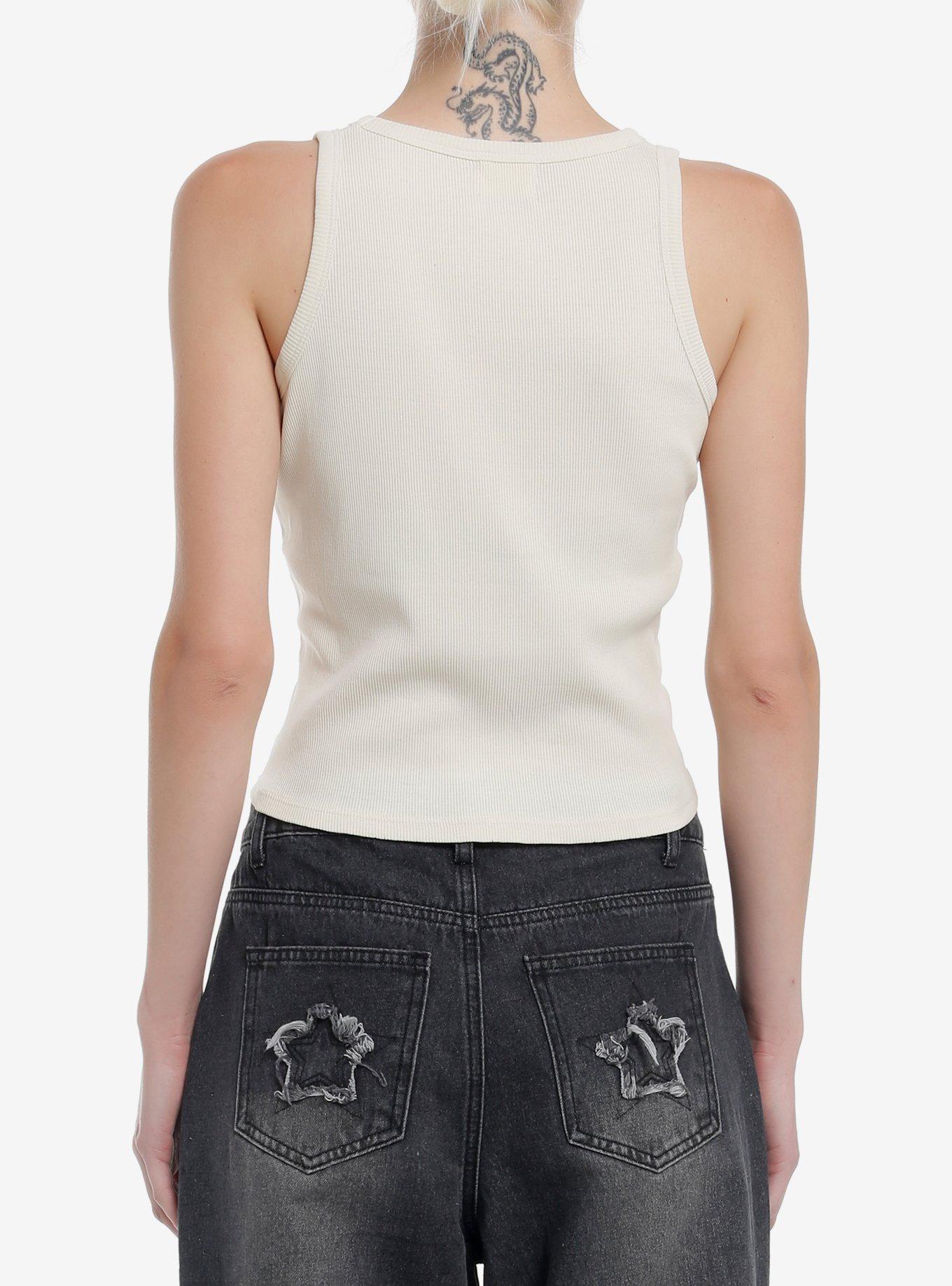 In Love With An Outlaw Girls Tank Top, BLACK, alternate