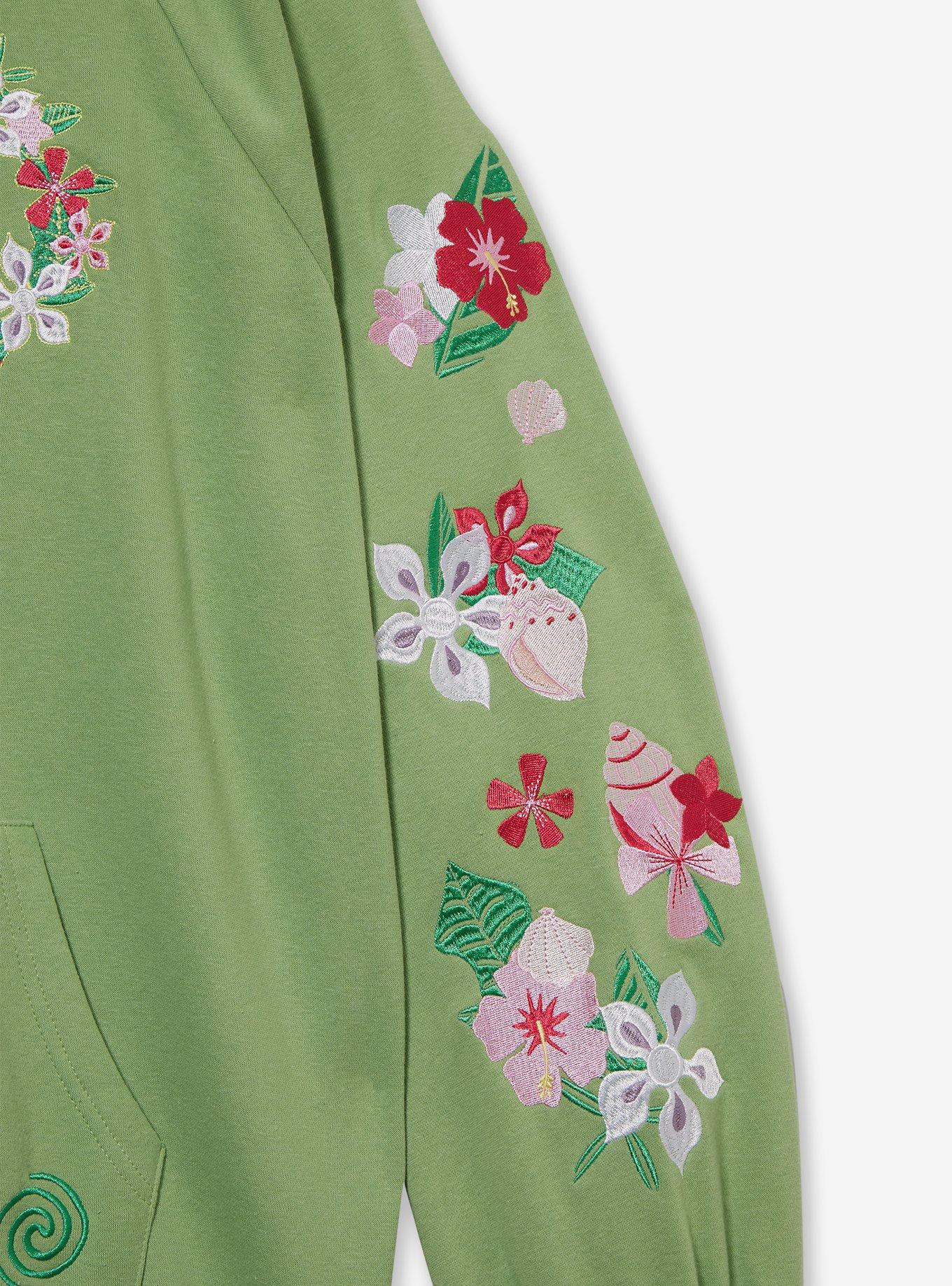 Disney Moana Te Fiti Floral Women's Hoodie - BoxLunch Exclusive
