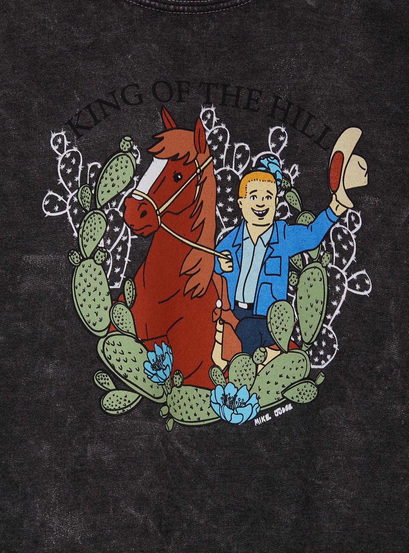 King of the Hill Cowboy Bobby Women's Crewneck — BoxLunch Exclusive, , hi-res