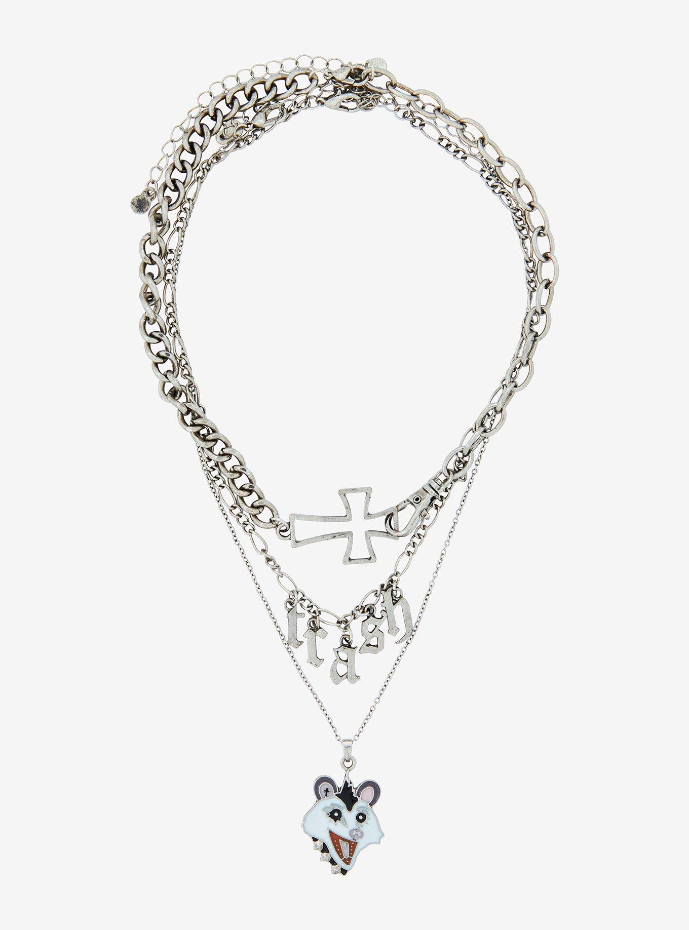 Social Collision Trash Possum Choker Set, , hi-res