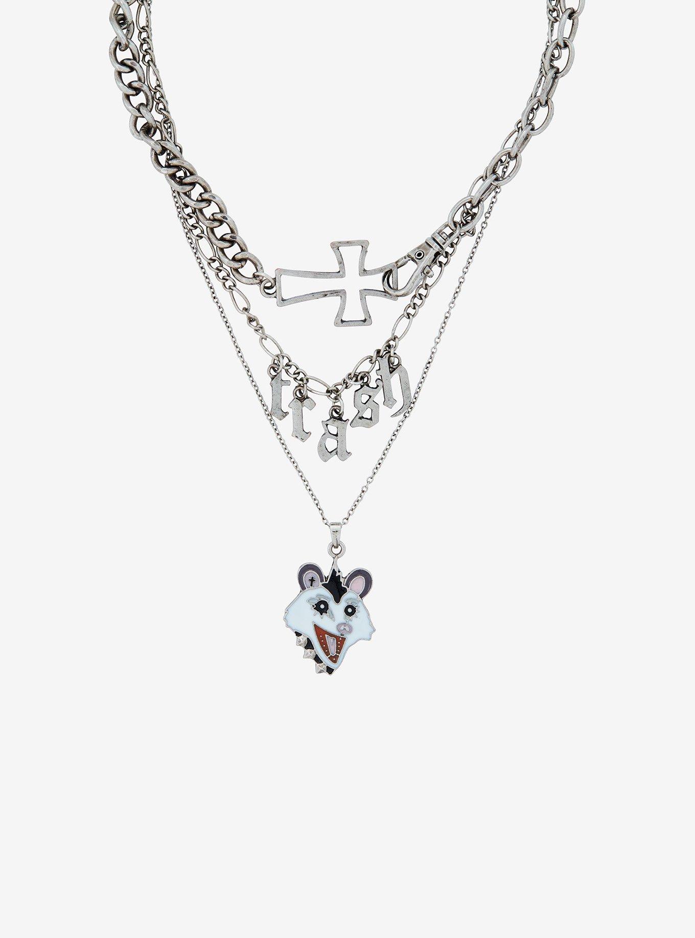 Social Collision Trash Possum Choker Set, , alternate